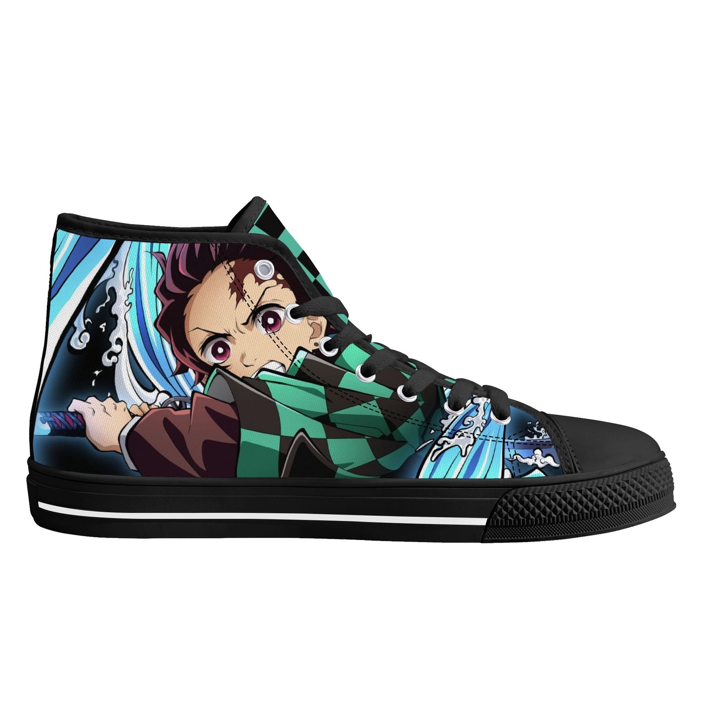 Stand out with the DS Anime Mens High Top Canvas Shoes available at Hey Nugget. Grab yours today!
