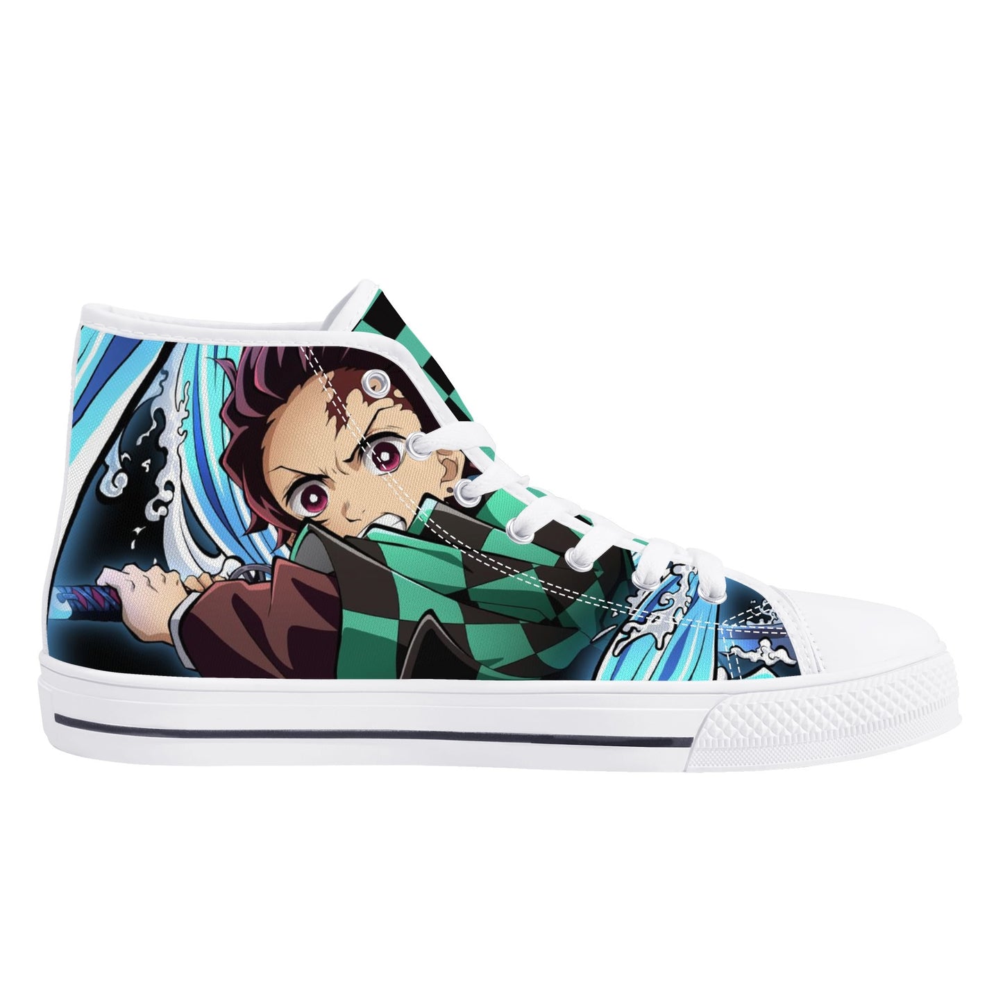 Stand out with the DS Anime Mens High Top Canvas Shoes available at Hey Nugget. Grab yours today!