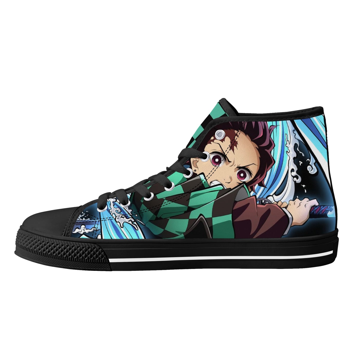 Stand out with the DS Anime Mens High Top Canvas Shoes available at Hey Nugget. Grab yours today!