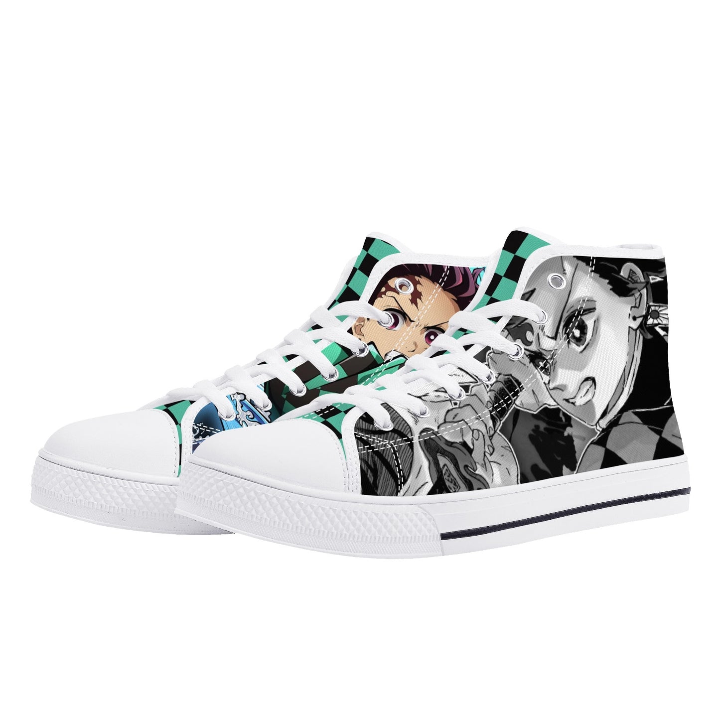 Stand out with the DS Anime Mens High Top Canvas Shoes available at Hey Nugget. Grab yours today!