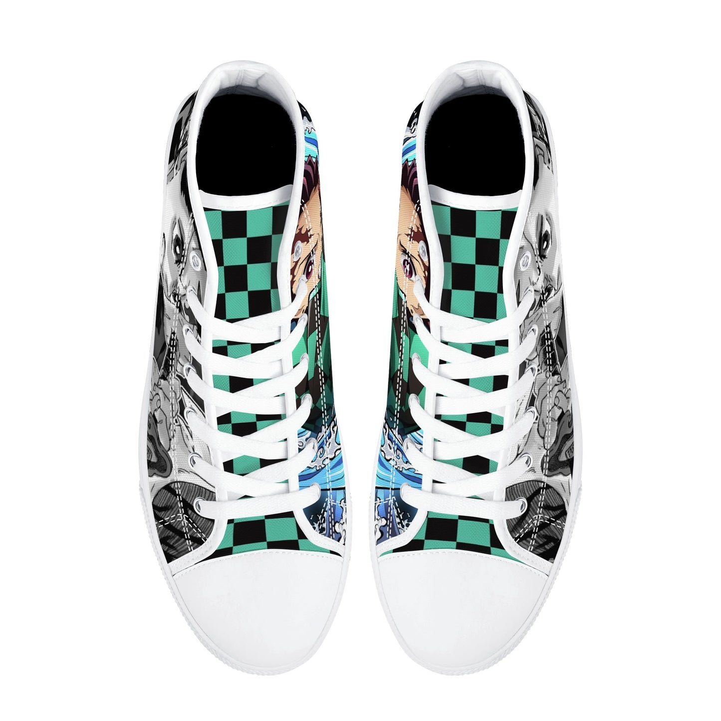 Stand out with the DS Anime Mens High Top Canvas Shoes available at Hey Nugget. Grab yours today!