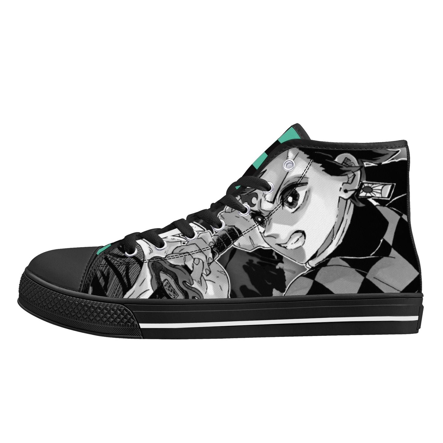 Stand out with the DS Anime Mens High Top Canvas Shoes available at Hey Nugget. Grab yours today!