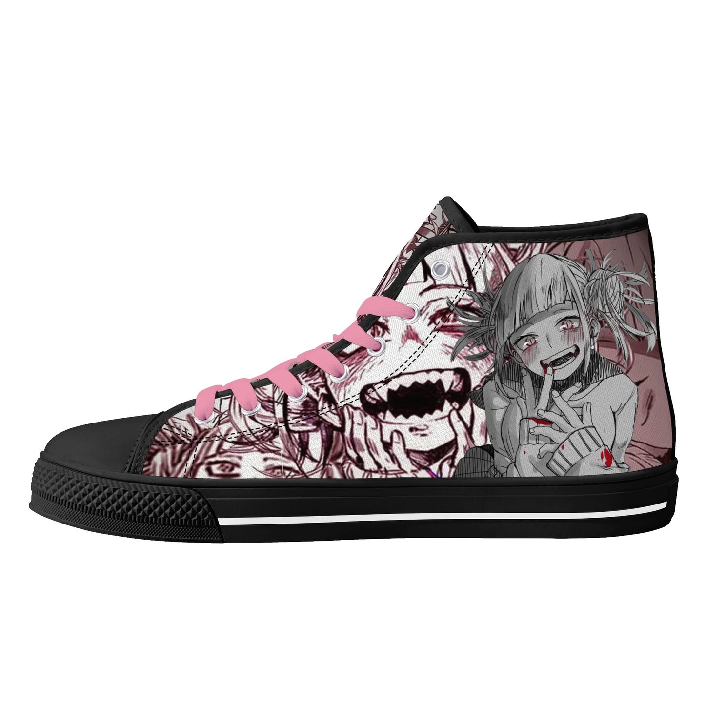 Stand out with the MHA Anime Womens High Top Canvas Shoes available at Hey Nugget. Grab yours today!