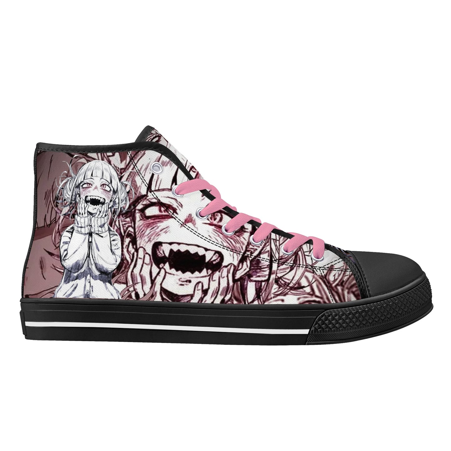 Stand out with the MHA Anime Womens High Top Canvas Shoes available at Hey Nugget. Grab yours today!