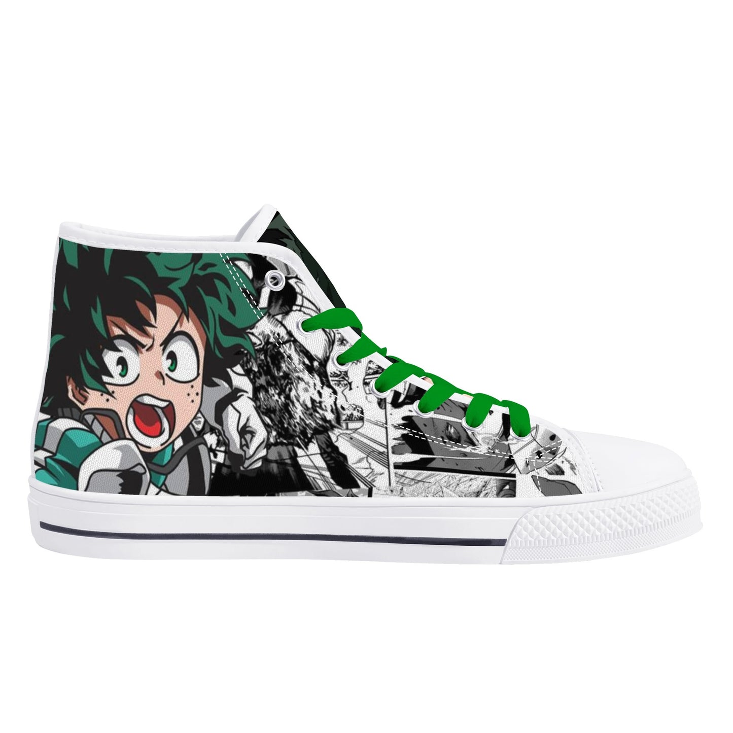Stand out with the MHA Anime Mens High Top Canvas Shoes available at Hey Nugget. Grab yours today!