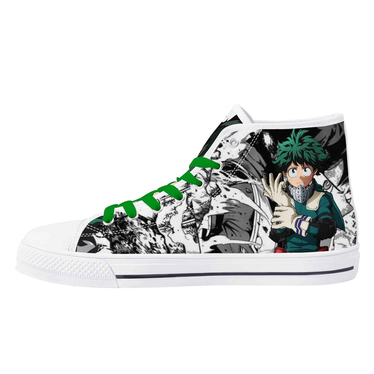 Stand out with the MHA Anime Mens High Top Canvas Shoes available at Hey Nugget. Grab yours today!