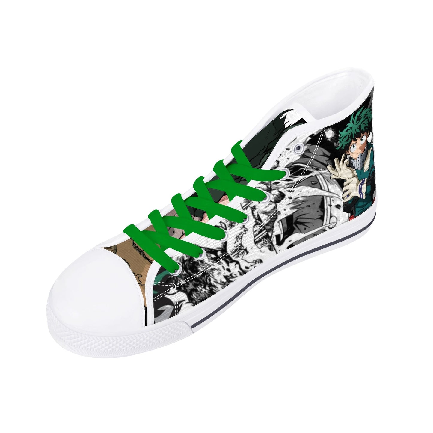 Stand out with the MHA Anime Mens High Top Canvas Shoes available at Hey Nugget. Grab yours today!