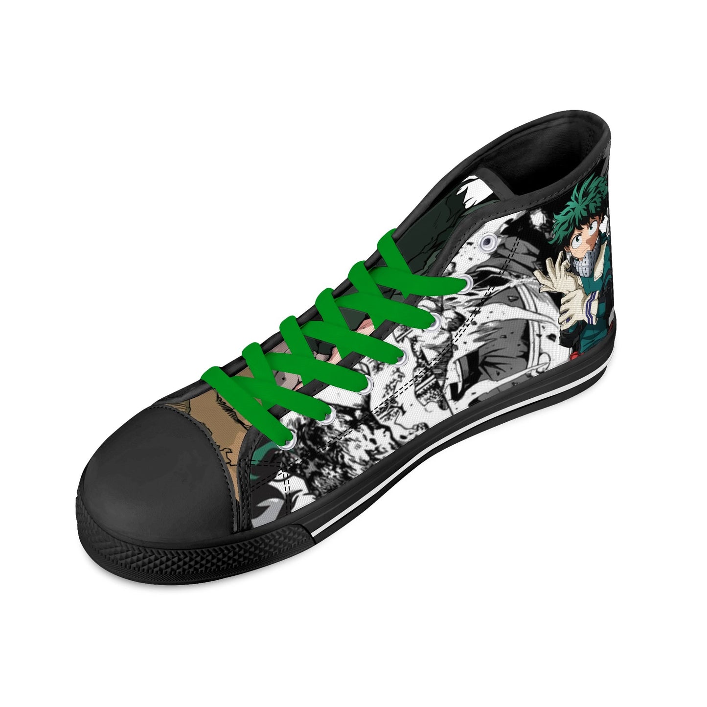 Stand out with the MHA Anime Mens High Top Canvas Shoes available at Hey Nugget. Grab yours today!