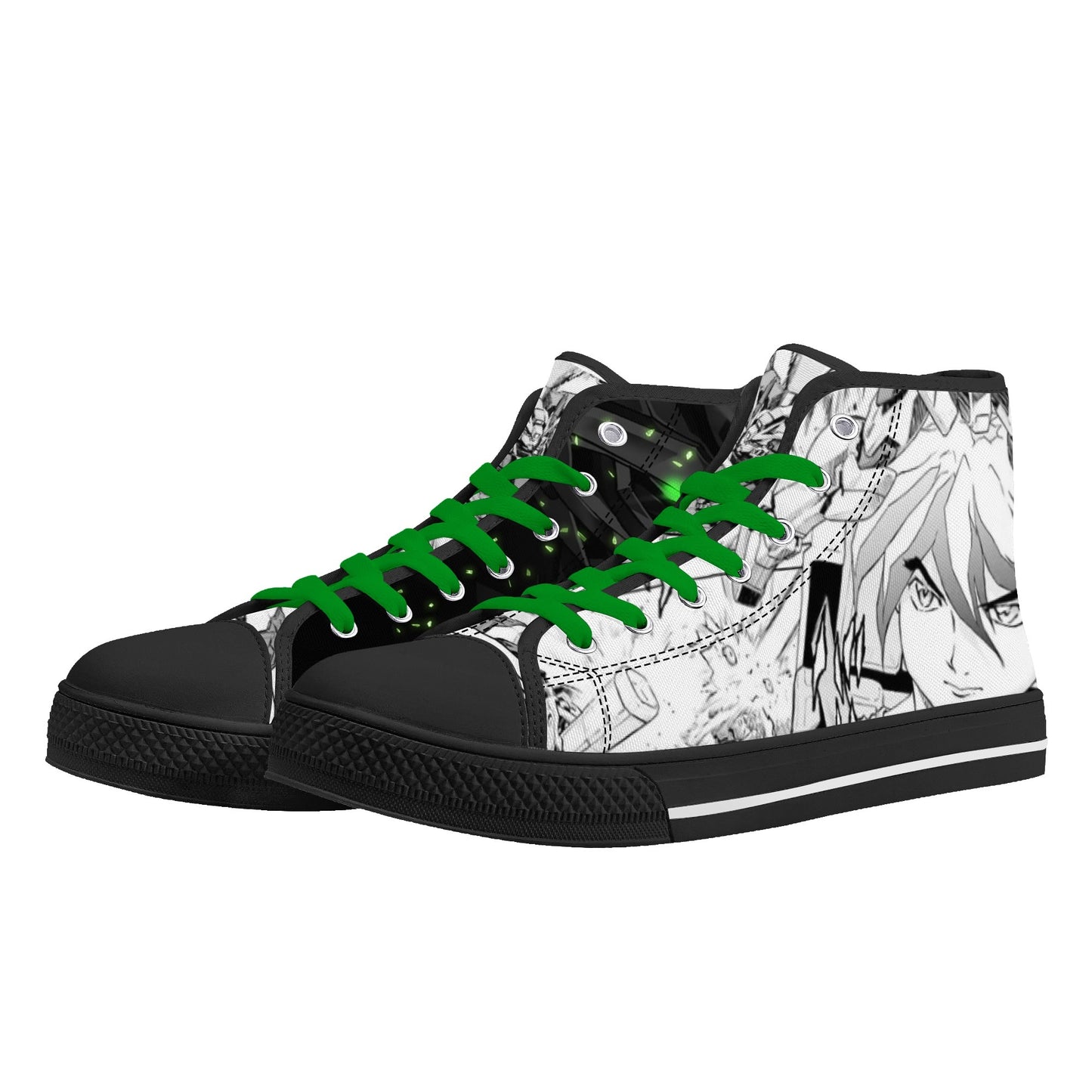 Stand out with the GW Anime Mens High Top Canvas Shoes available at Hey Nugget. Grab yours today!