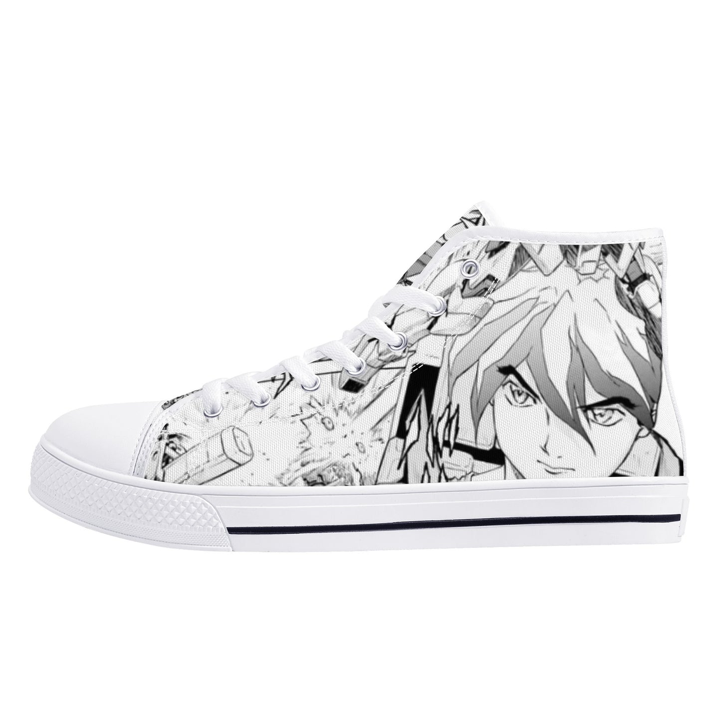 Stand out with the GW Anime Mens High Top Canvas Shoes available at Hey Nugget. Grab yours today!