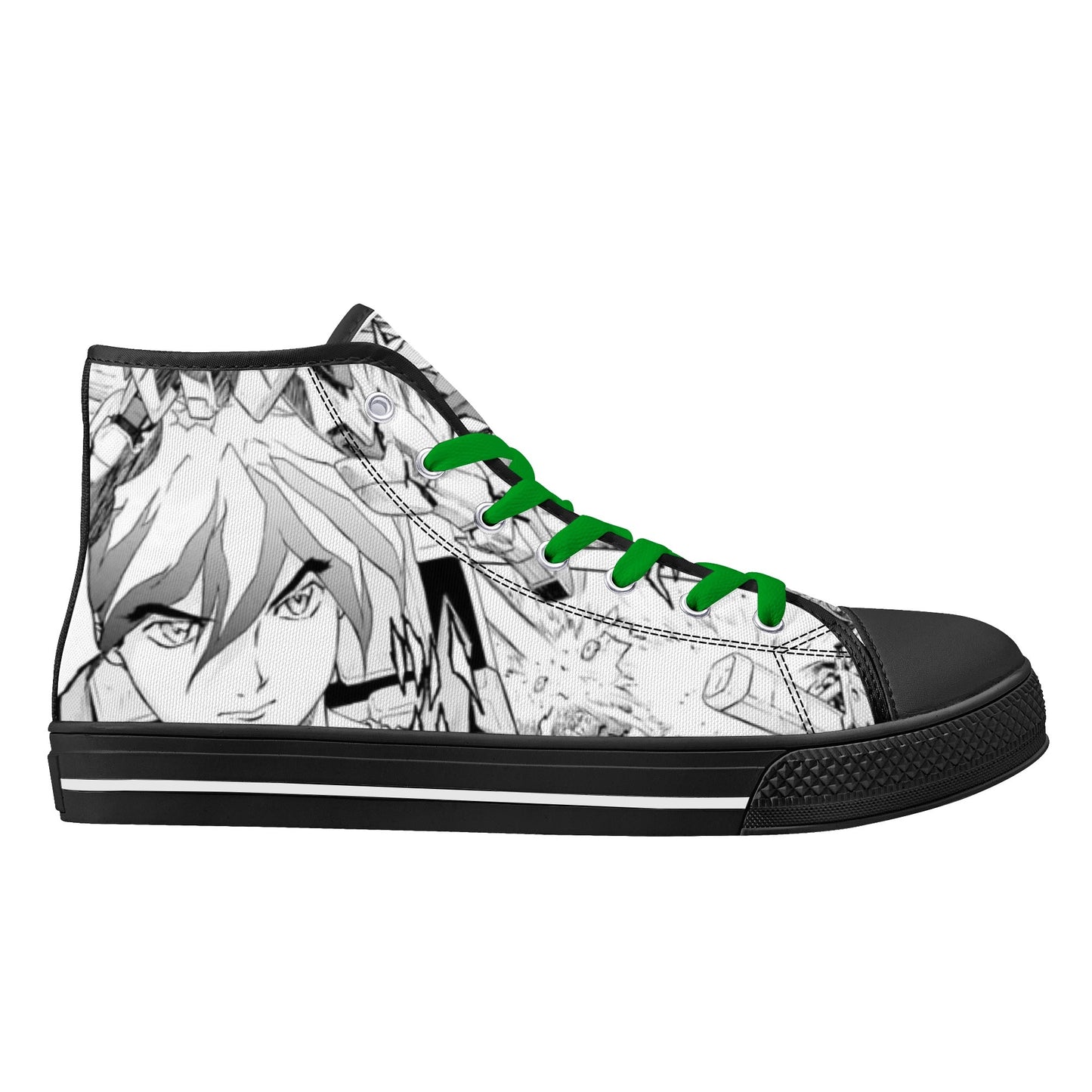 Stand out with the GW Anime Mens High Top Canvas Shoes available at Hey Nugget. Grab yours today!