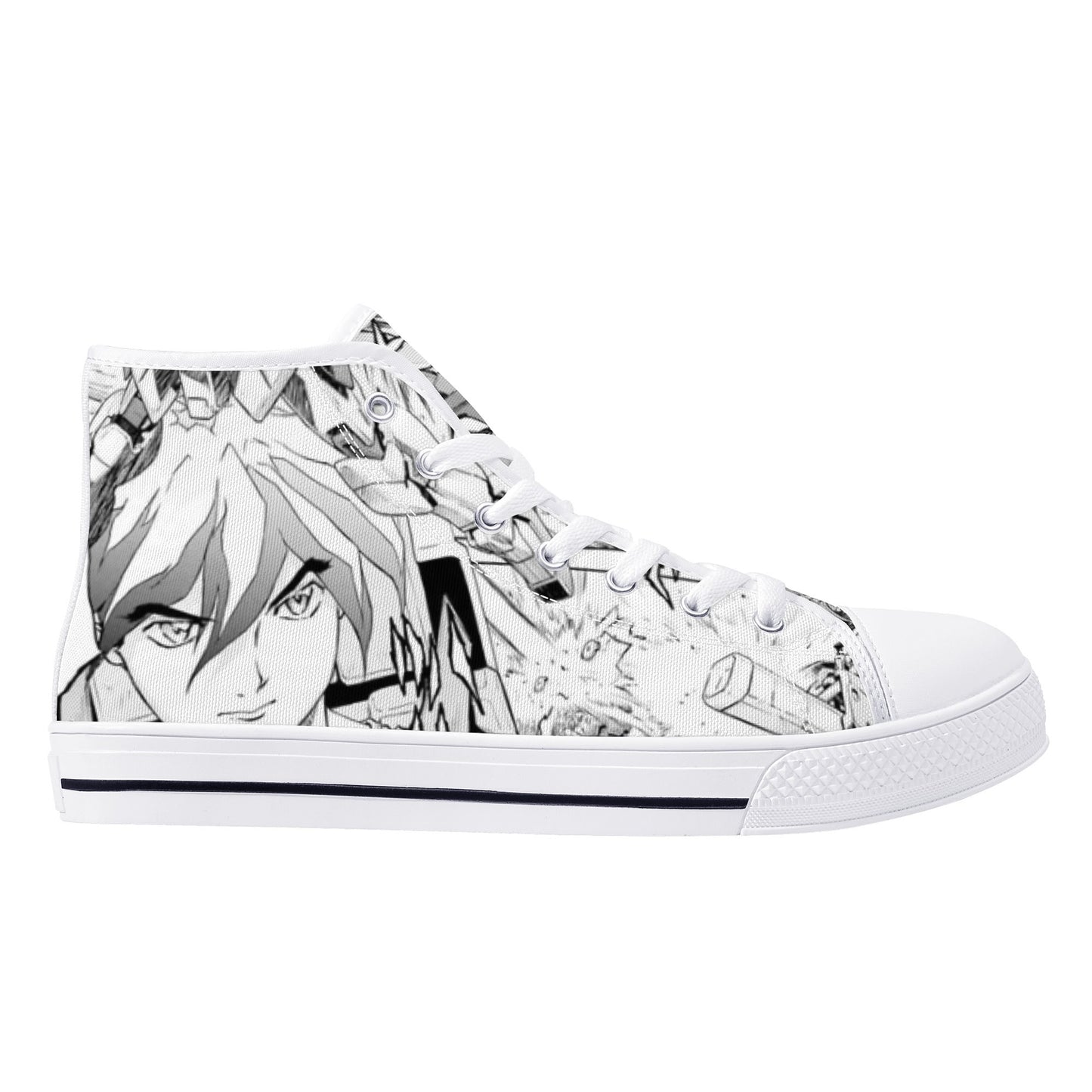Stand out with the GW Anime Mens High Top Canvas Shoes available at Hey Nugget. Grab yours today!