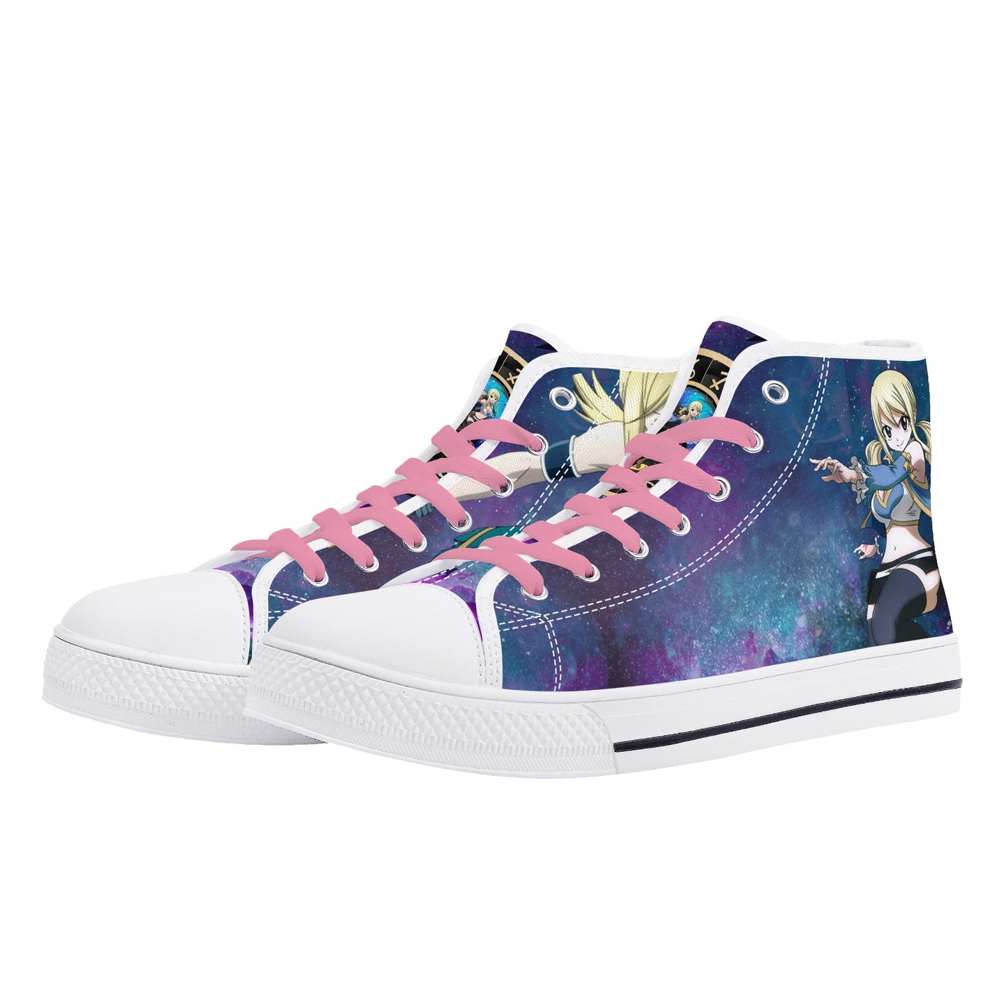 Stand out with the FT Anime Womens High Top Canvas Shoes available at Hey Nugget. Grab yours today!