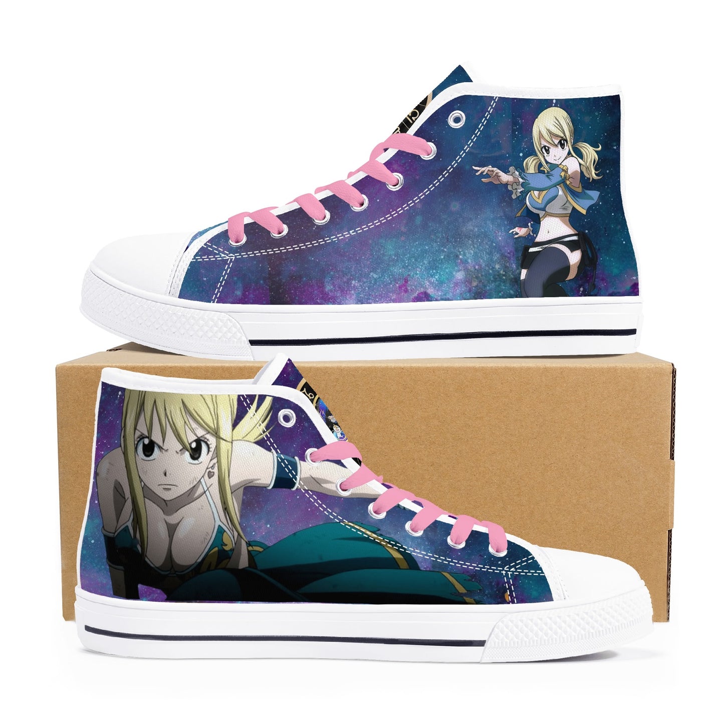 Stand out with the FT Anime Womens High Top Canvas Shoes available at Hey Nugget. Grab yours today!