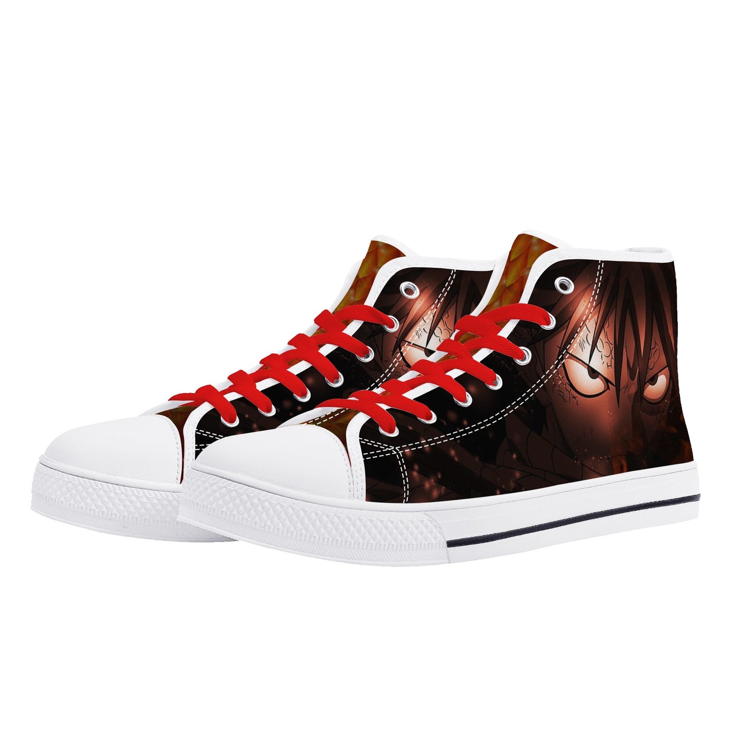 Stand out with the FT Anime Mens High Top Canvas Shoes available at Hey Nugget. Grab yours today!