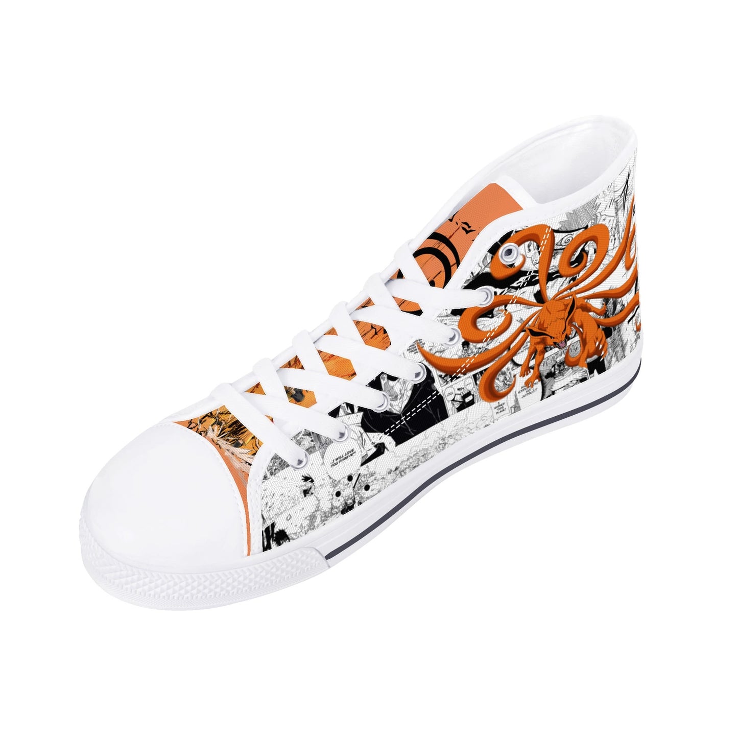 Stand out with the Ninja Anime Mens High Top Canvas Shoes available at Hey Nugget. Grab yours today!