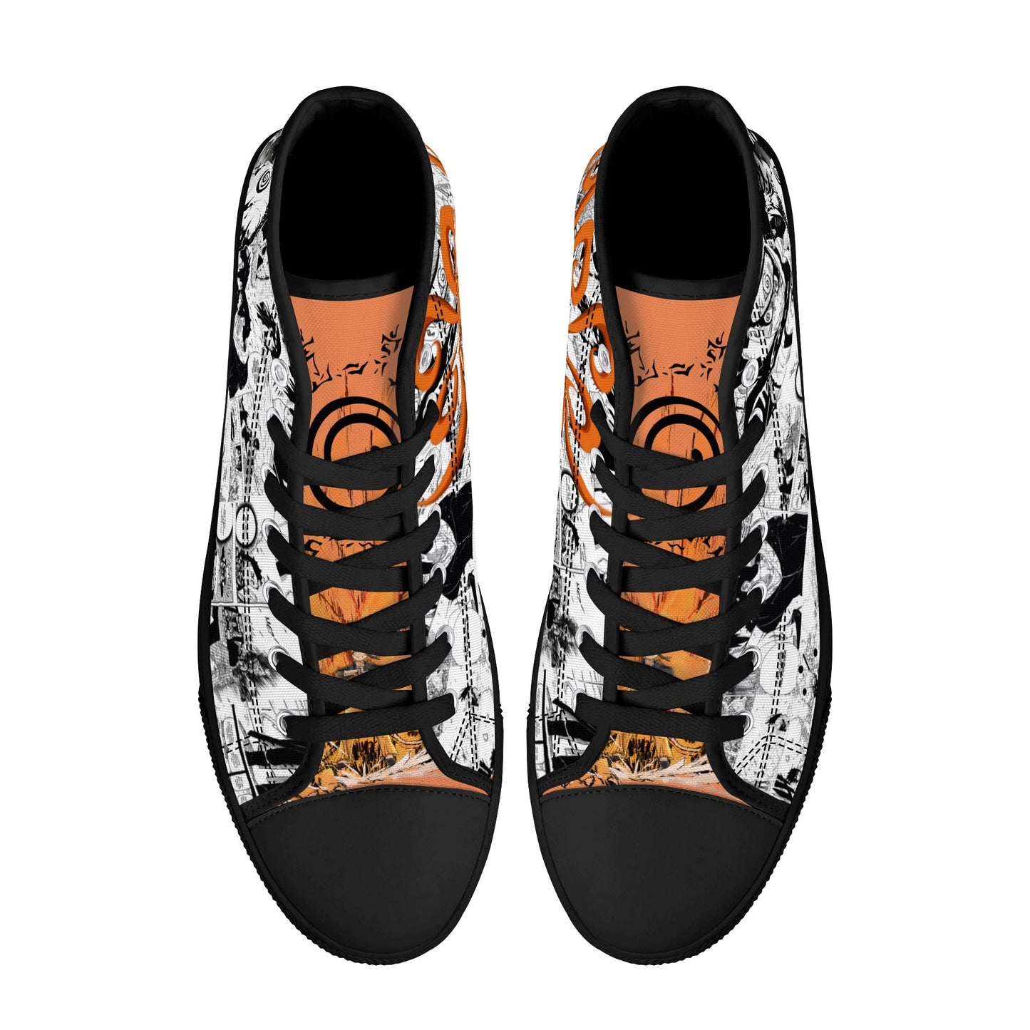 Stand out with the Ninja Anime Mens High Top Canvas Shoes available at Hey Nugget. Grab yours today!