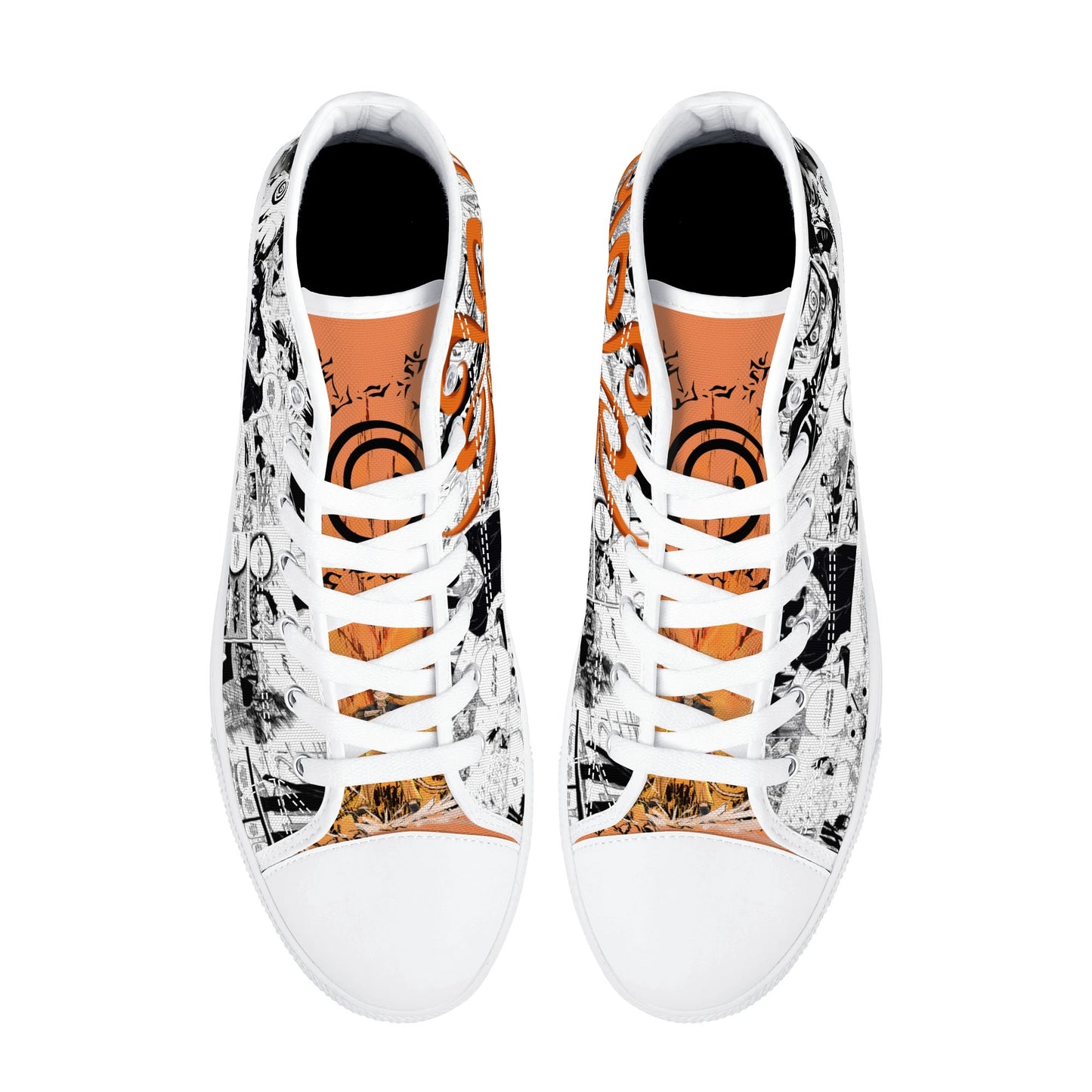 Stand out with the Ninja Anime Mens High Top Canvas Shoes available at Hey Nugget. Grab yours today!