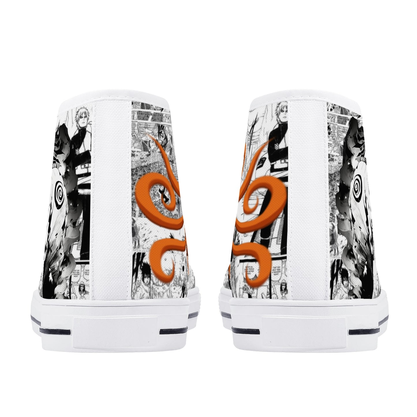 Stand out with the Ninja Anime Mens High Top Canvas Shoes available at Hey Nugget. Grab yours today!