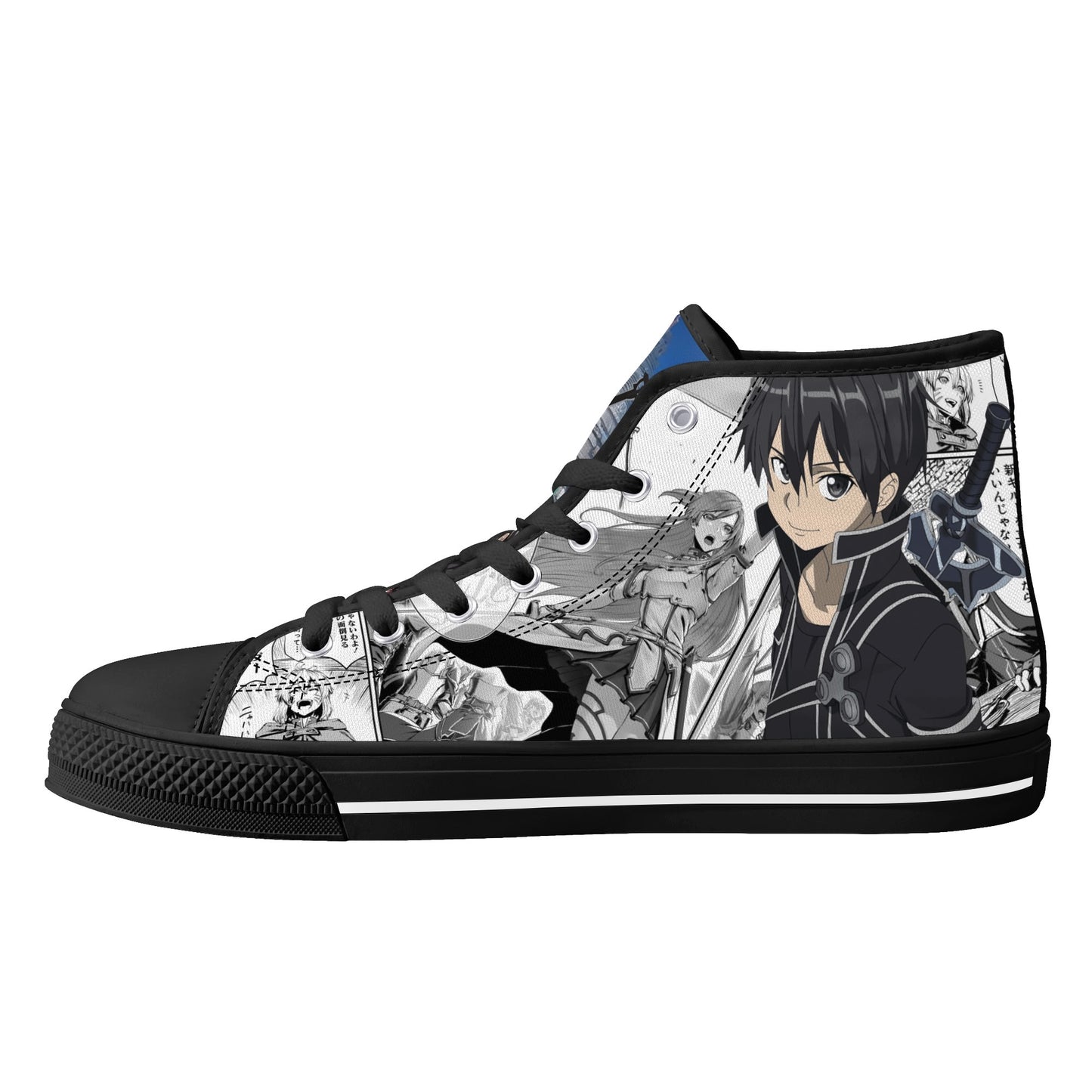 Stand out with the SAO Anime Womens High Top Canvas Shoes available at Hey Nugget. Grab yours today!