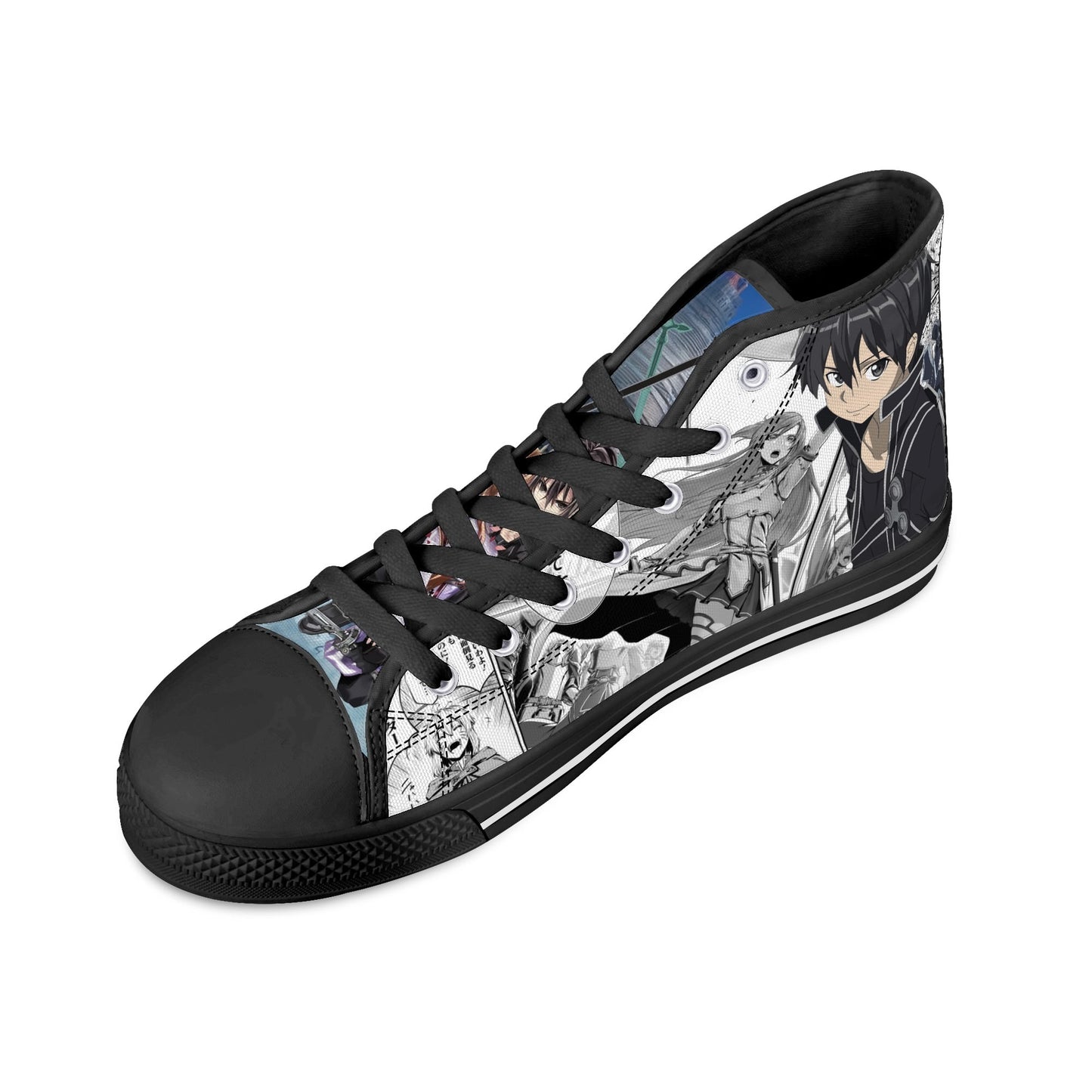 Stand out with the SAO Anime Womens High Top Canvas Shoes available at Hey Nugget. Grab yours today!