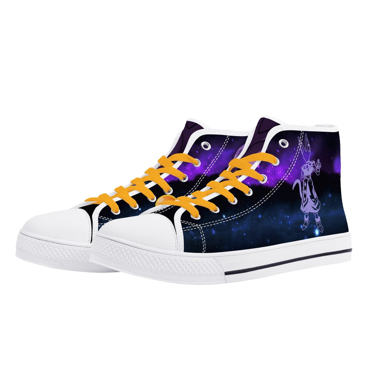 Stand out with the DBS Anime Womens High Top Canvas Shoes available at Hey Nugget. Grab yours today!