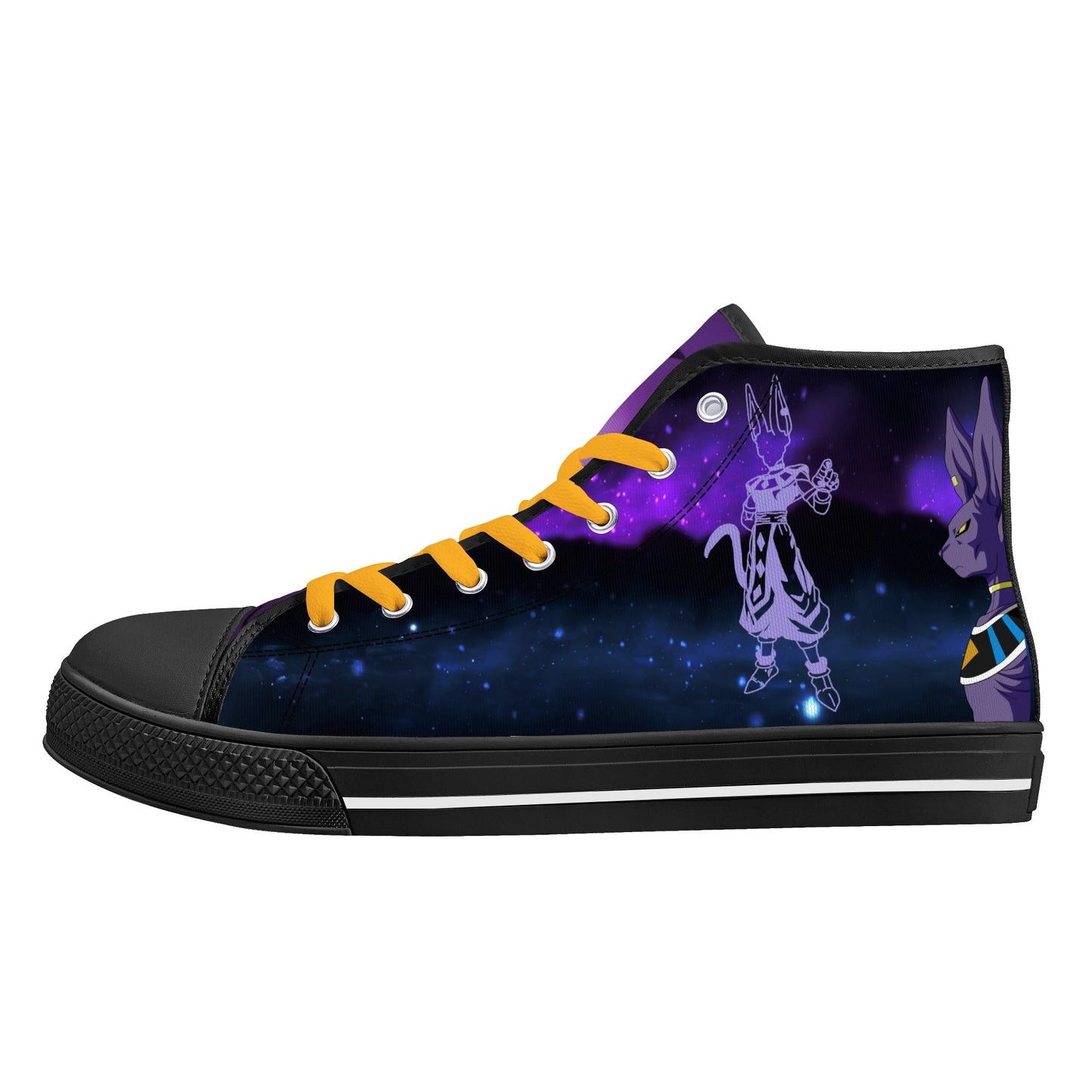Stand out with the DBS Anime Womens High Top Canvas Shoes available at Hey Nugget. Grab yours today!