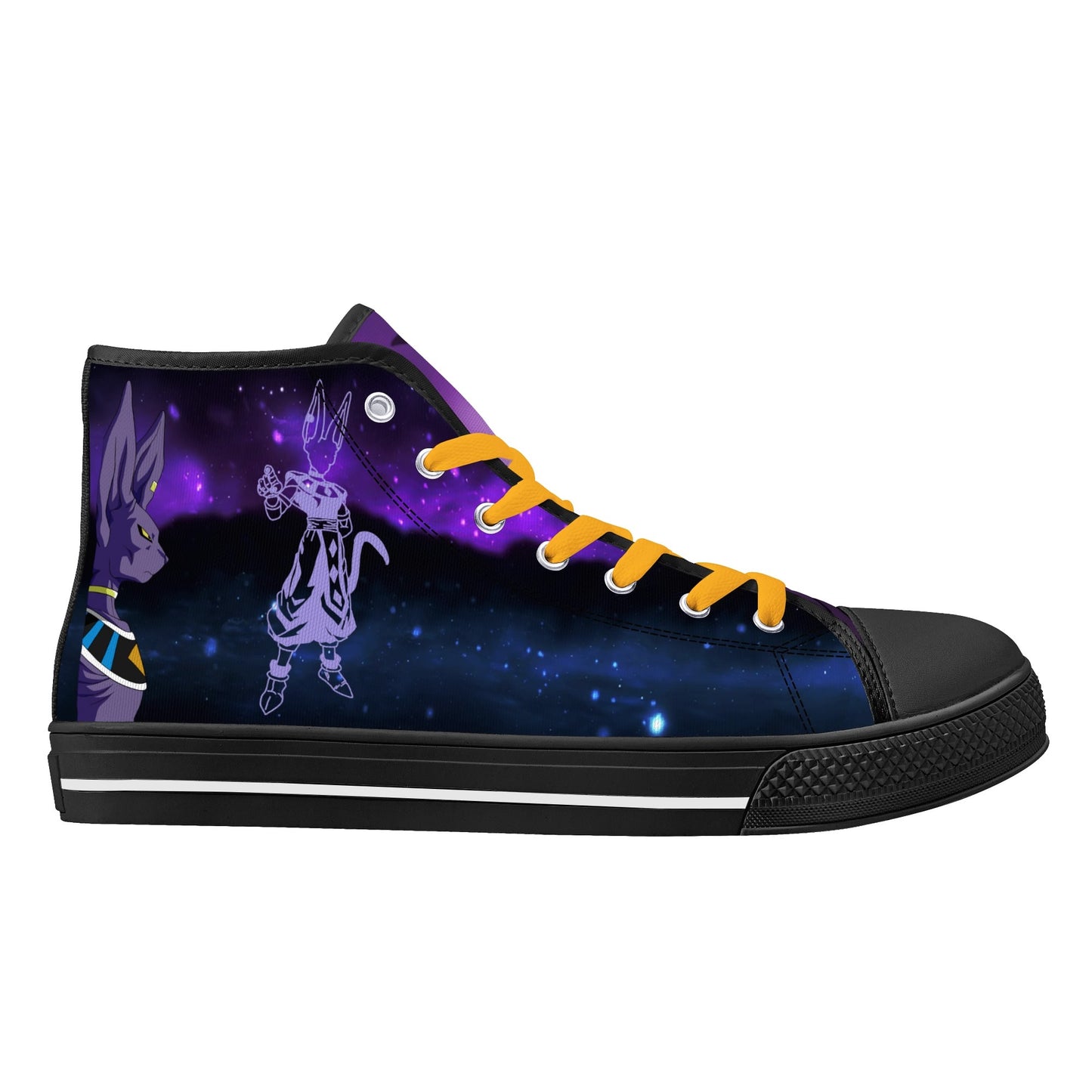 Stand out with the DBS Anime Womens High Top Canvas Shoes available at Hey Nugget. Grab yours today!