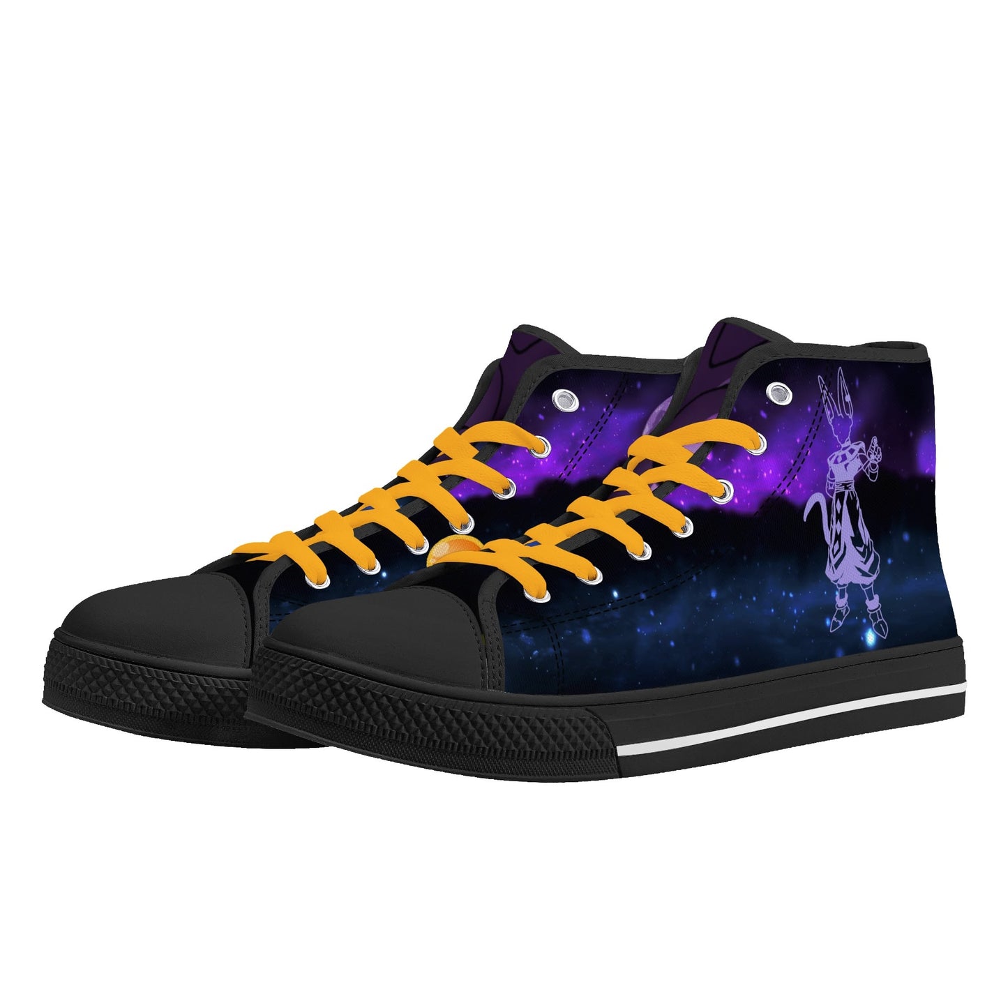 Stand out with the DBS Anime Womens High Top Canvas Shoes available at Hey Nugget. Grab yours today!