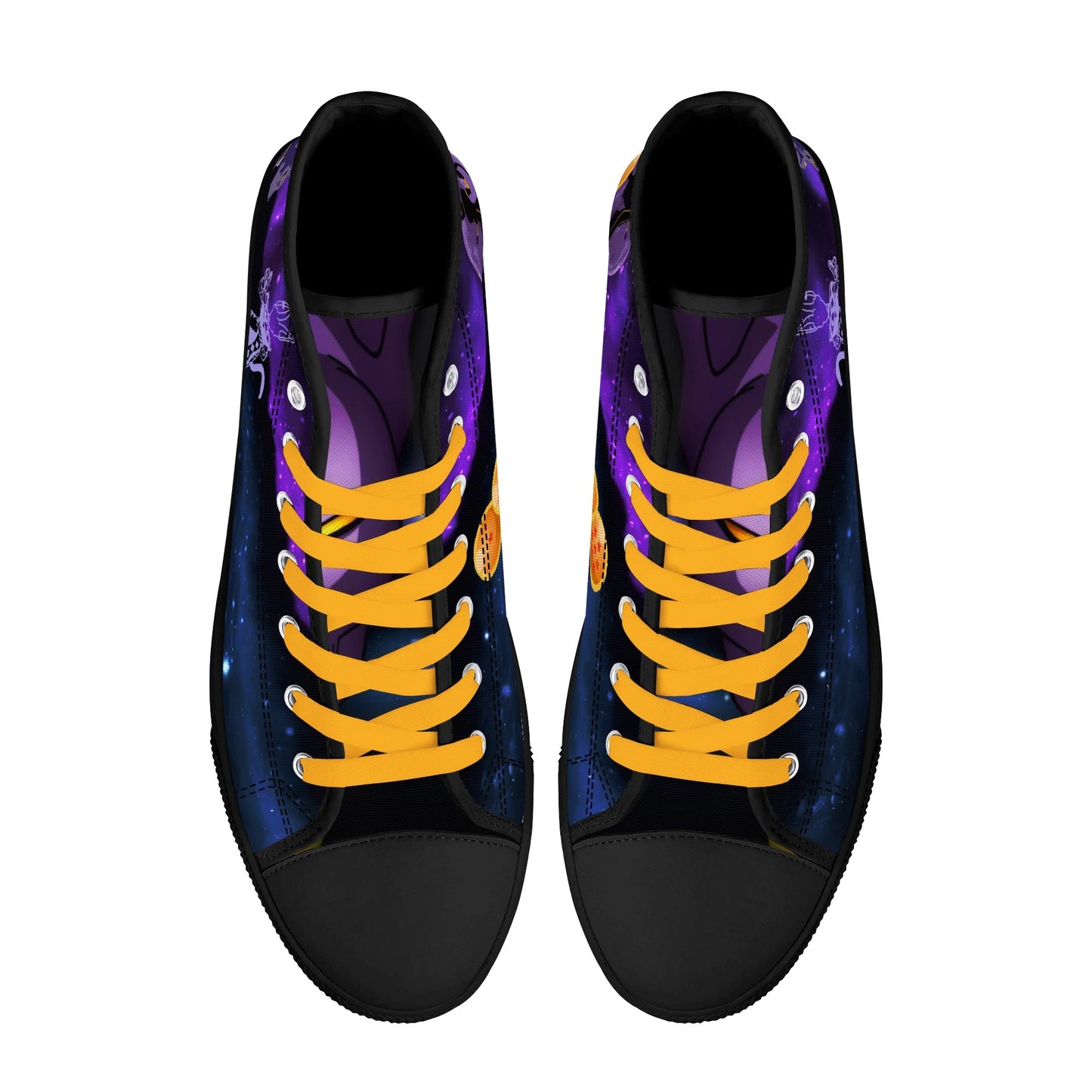 Stand out with the DBS Anime Womens High Top Canvas Shoes available at Hey Nugget. Grab yours today!