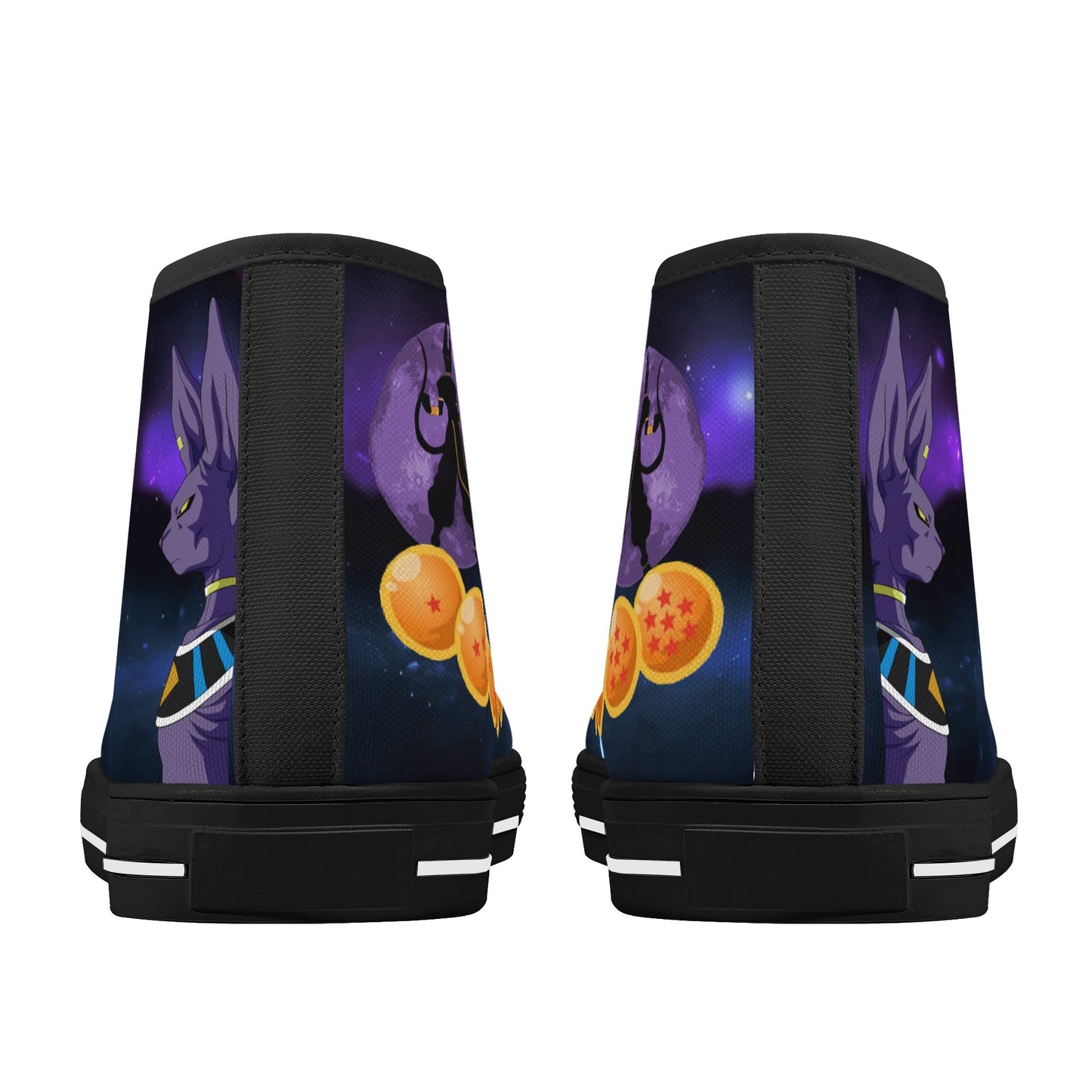 Stand out with the DBS Anime Womens High Top Canvas Shoes available at Hey Nugget. Grab yours today!