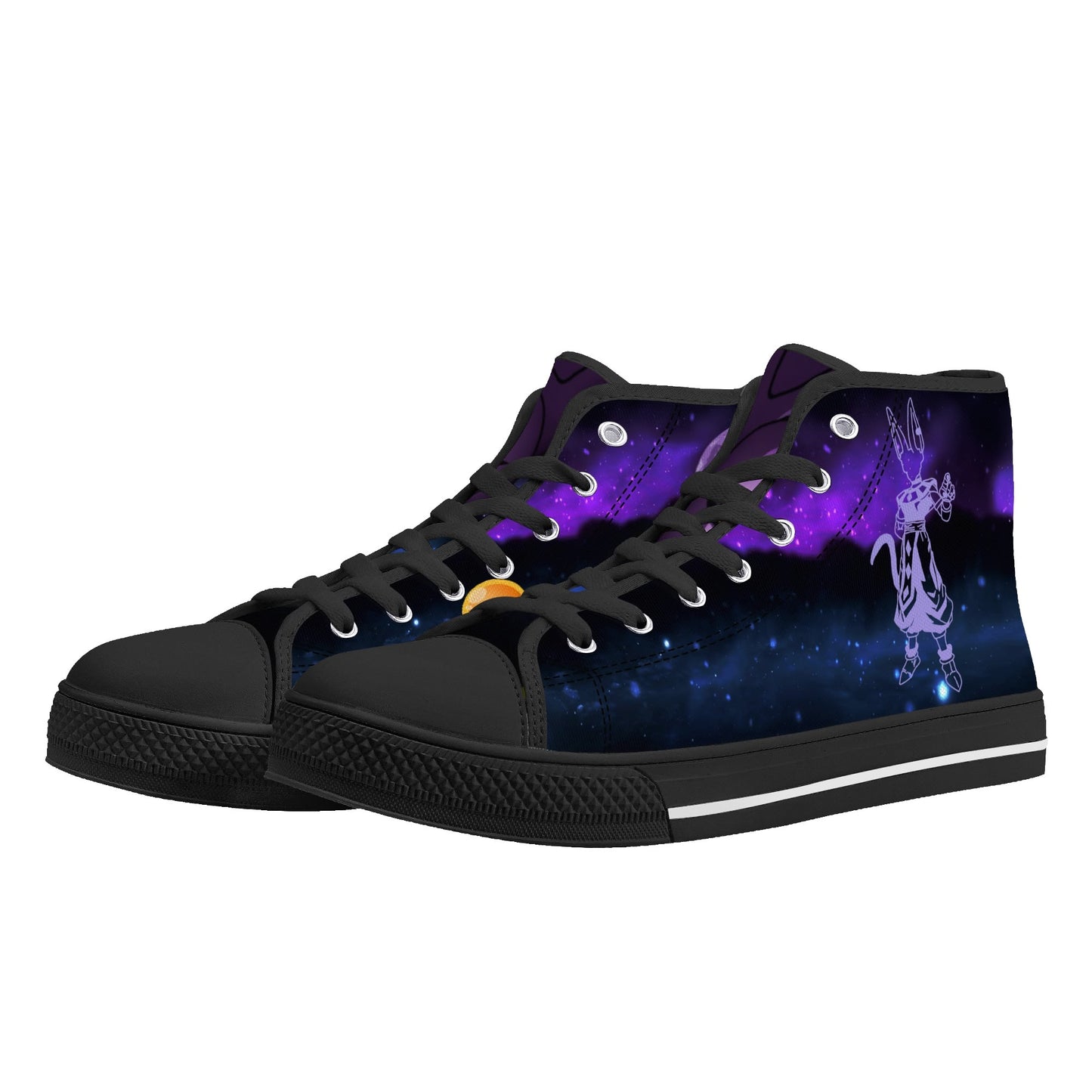 Stand out with the DBS Anime Mens High Top Canvas Shoes available at Hey Nugget. Grab yours today!