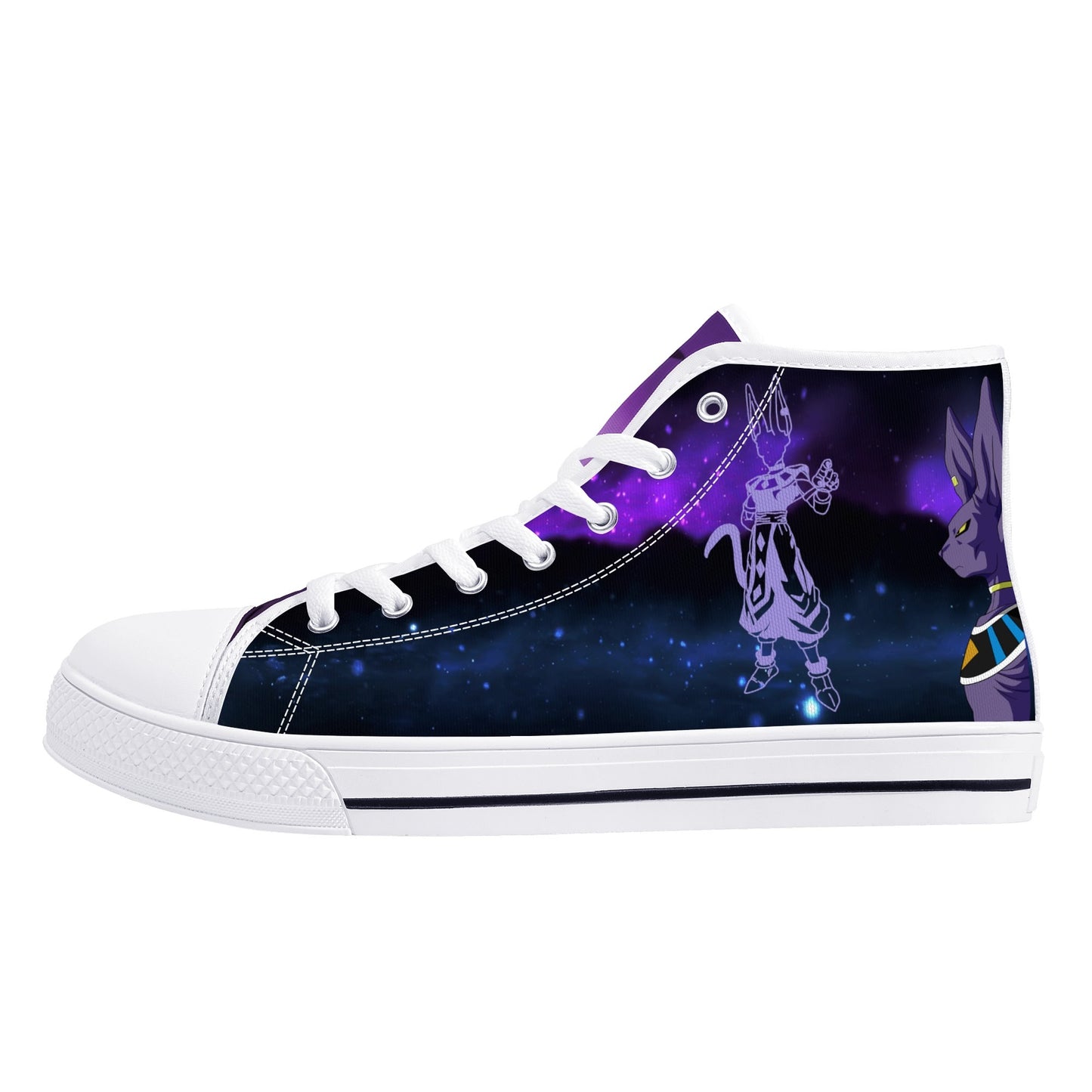 Stand out with the DBS Anime Mens High Top Canvas Shoes available at Hey Nugget. Grab yours today!
