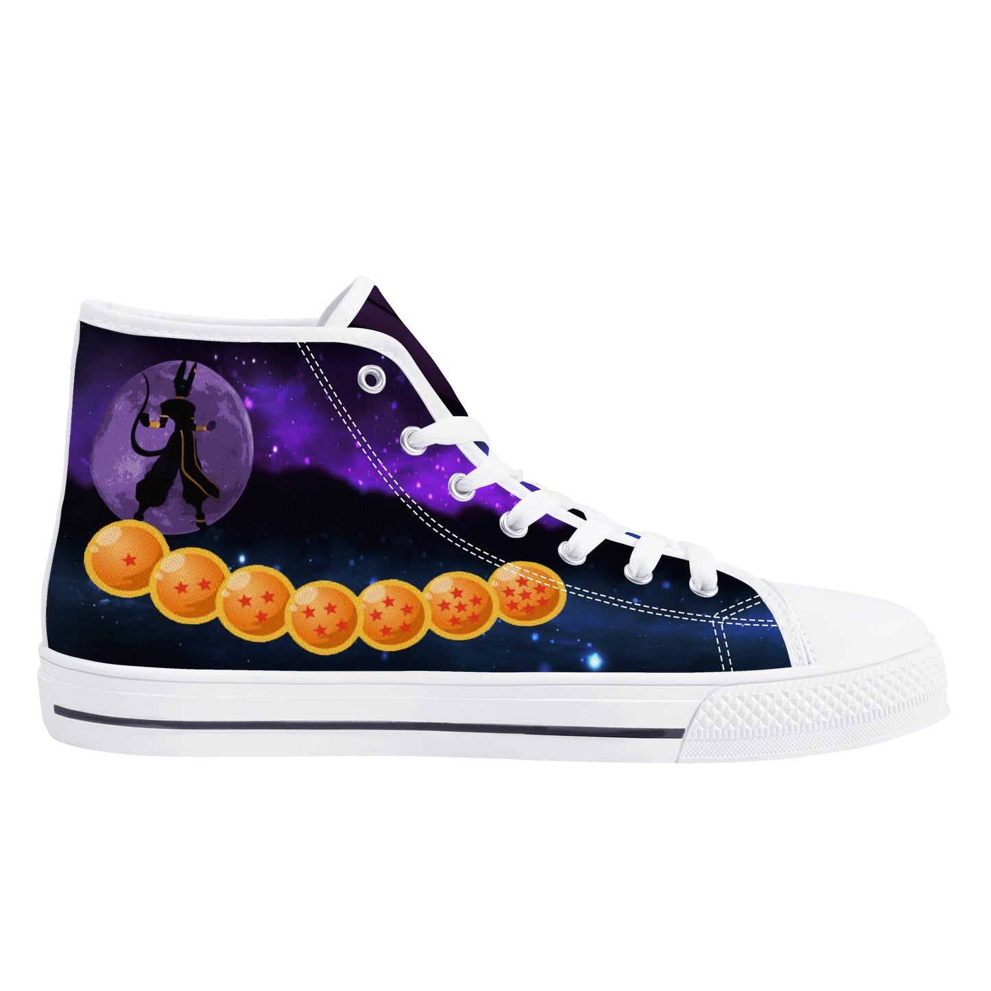 Stand out with the DBS Anime Mens High Top Canvas Shoes available at Hey Nugget. Grab yours today!