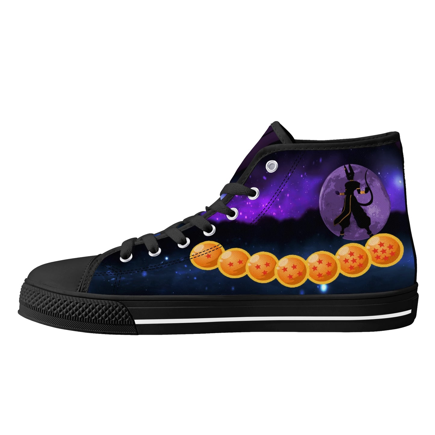 Stand out with the DBS Anime Mens High Top Canvas Shoes available at Hey Nugget. Grab yours today!
