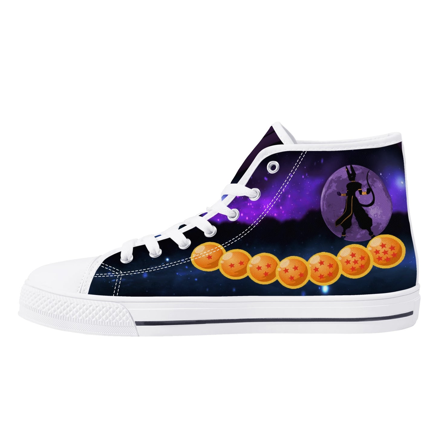 Stand out with the DBS Anime Mens High Top Canvas Shoes available at Hey Nugget. Grab yours today!
