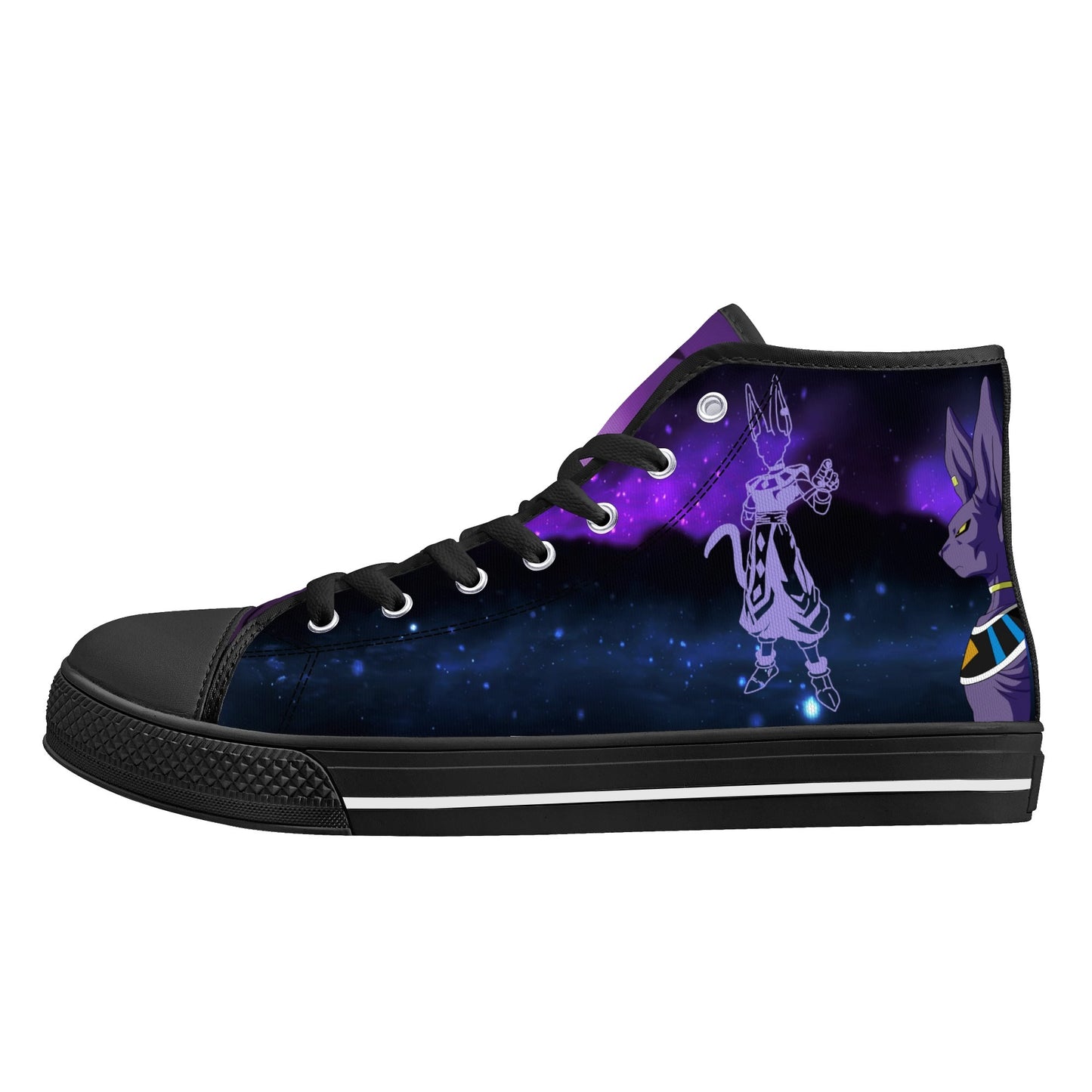 Stand out with the DBS Anime Mens High Top Canvas Shoes available at Hey Nugget. Grab yours today!