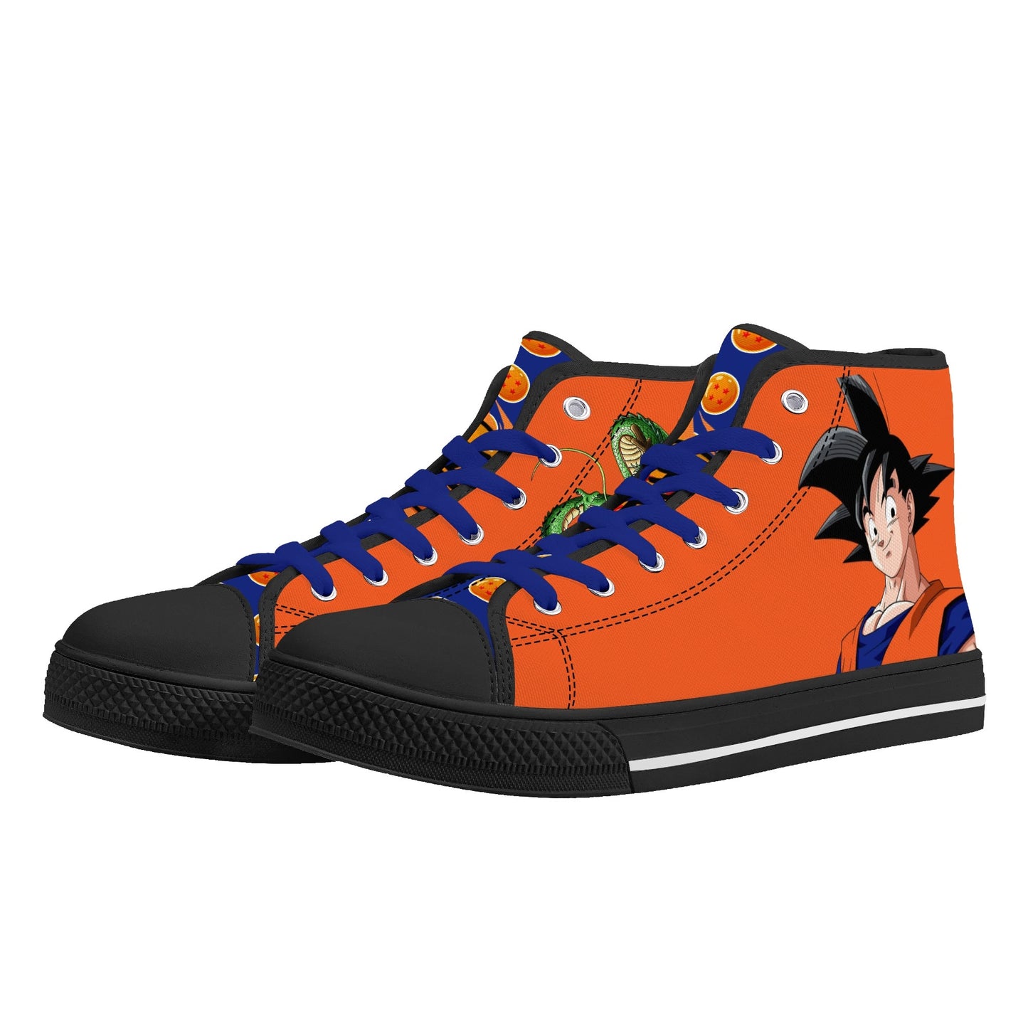 Stand out with the DBS Anime Womens High Top Canvas Shoes available at Hey Nugget. Grab yours today!
