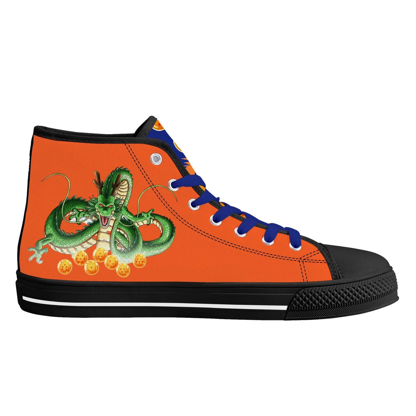 Stand out with the DBS Anime Womens High Top Canvas Shoes available at Hey Nugget. Grab yours today!