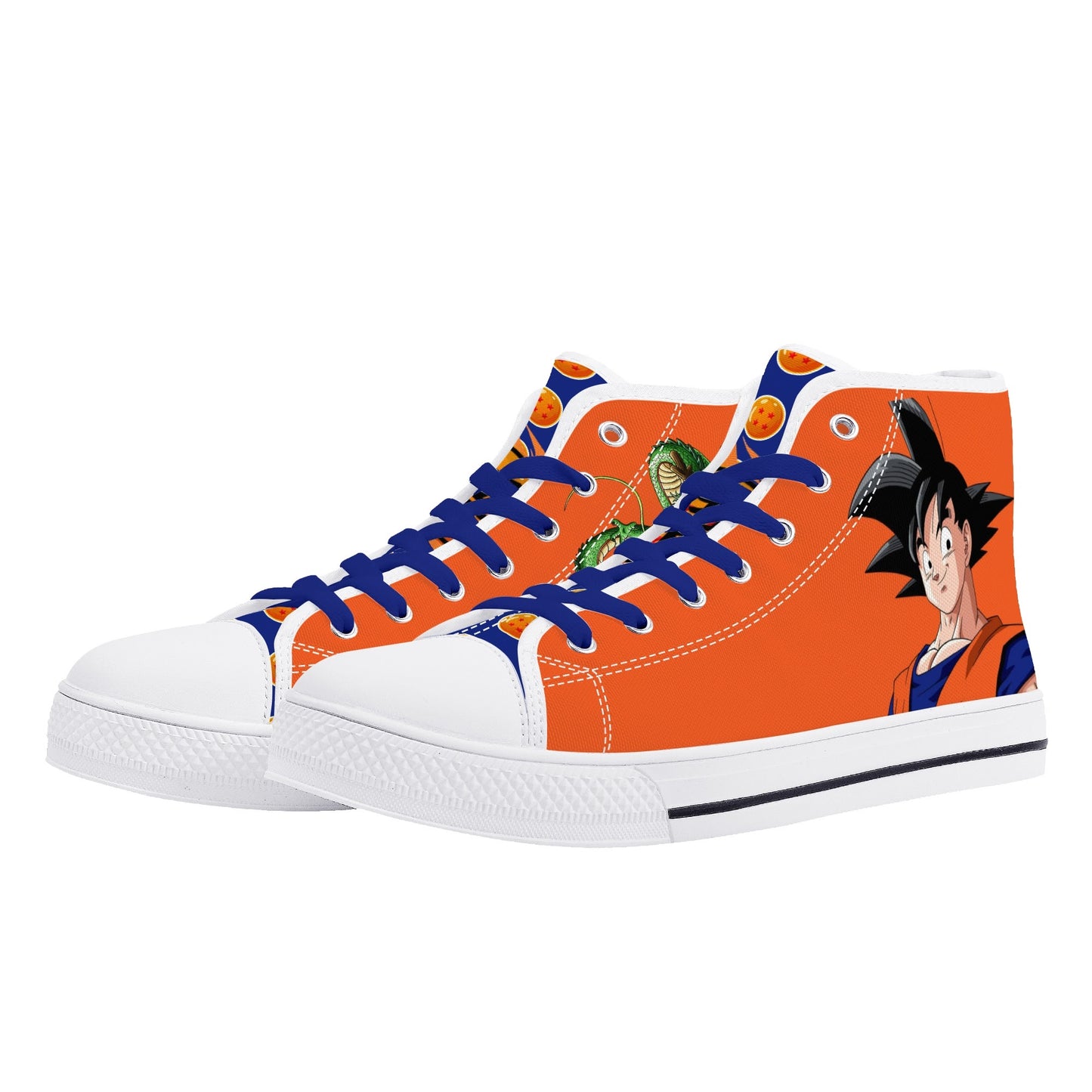 Stand out with the DBS Anime Womens High Top Canvas Shoes available at Hey Nugget. Grab yours today!