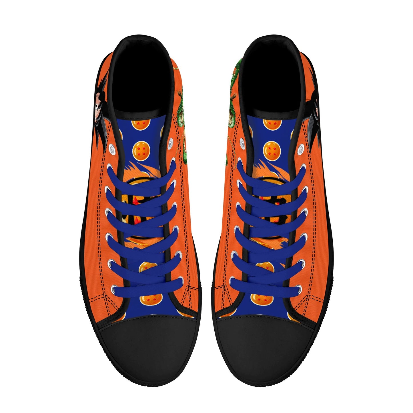 Stand out with the DBS Anime Womens High Top Canvas Shoes available at Hey Nugget. Grab yours today!