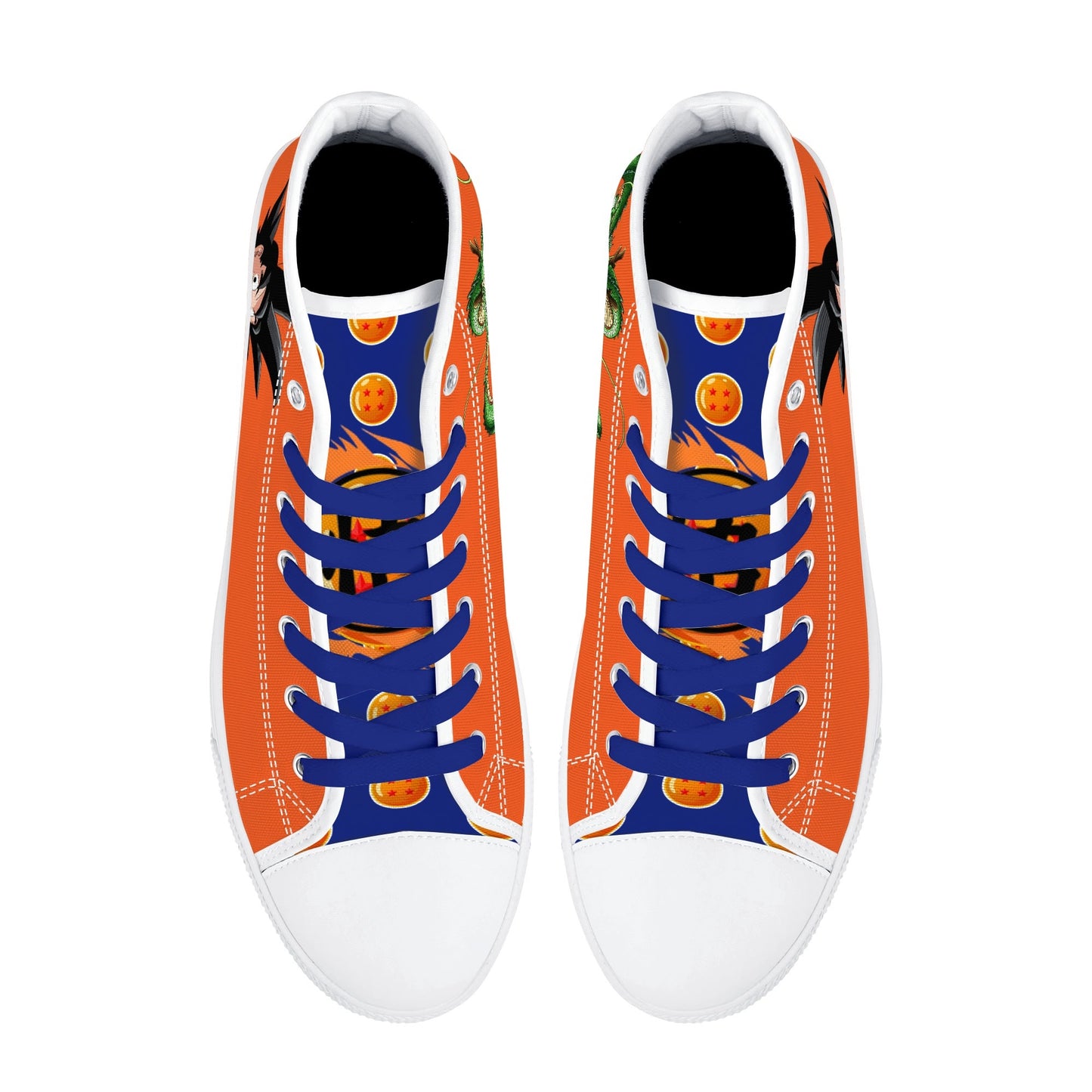 Stand out with the DBS Anime Womens High Top Canvas Shoes available at Hey Nugget. Grab yours today!