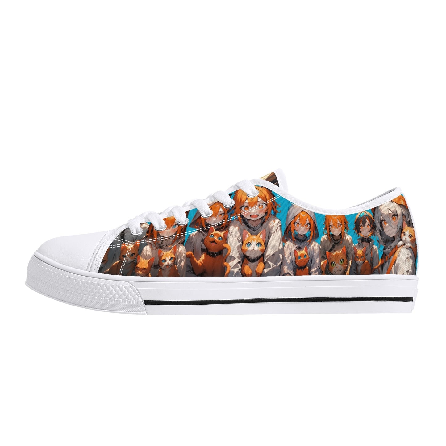 Stand out with the Crazy Cat Lady Mens Low Top available at Hey Nugget. Grab yours today!