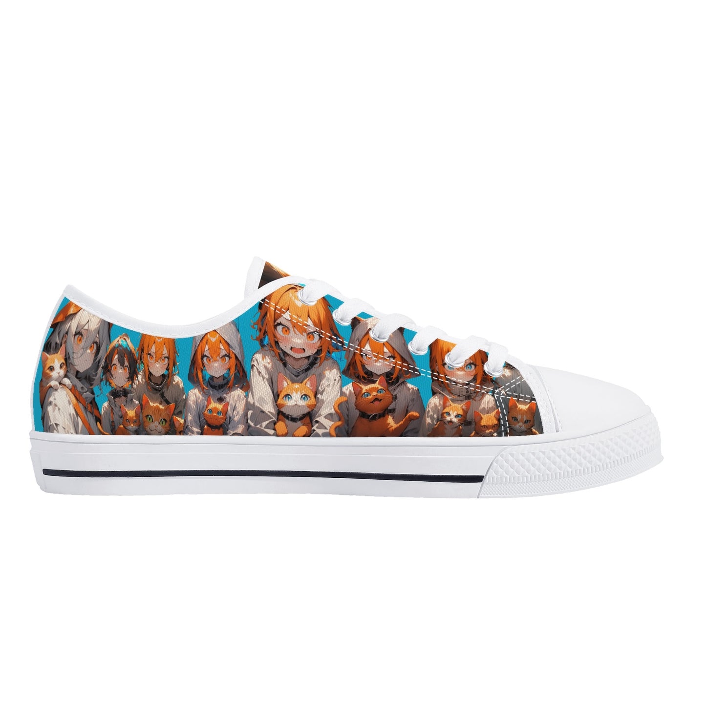 Stand out with the Crazy Cat Lady Mens Low Top available at Hey Nugget. Grab yours today!