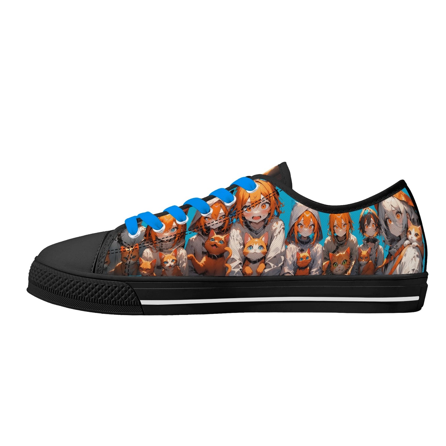 Stand out with the Crazy Cat Lady Mens Low Top available at Hey Nugget. Grab yours today!