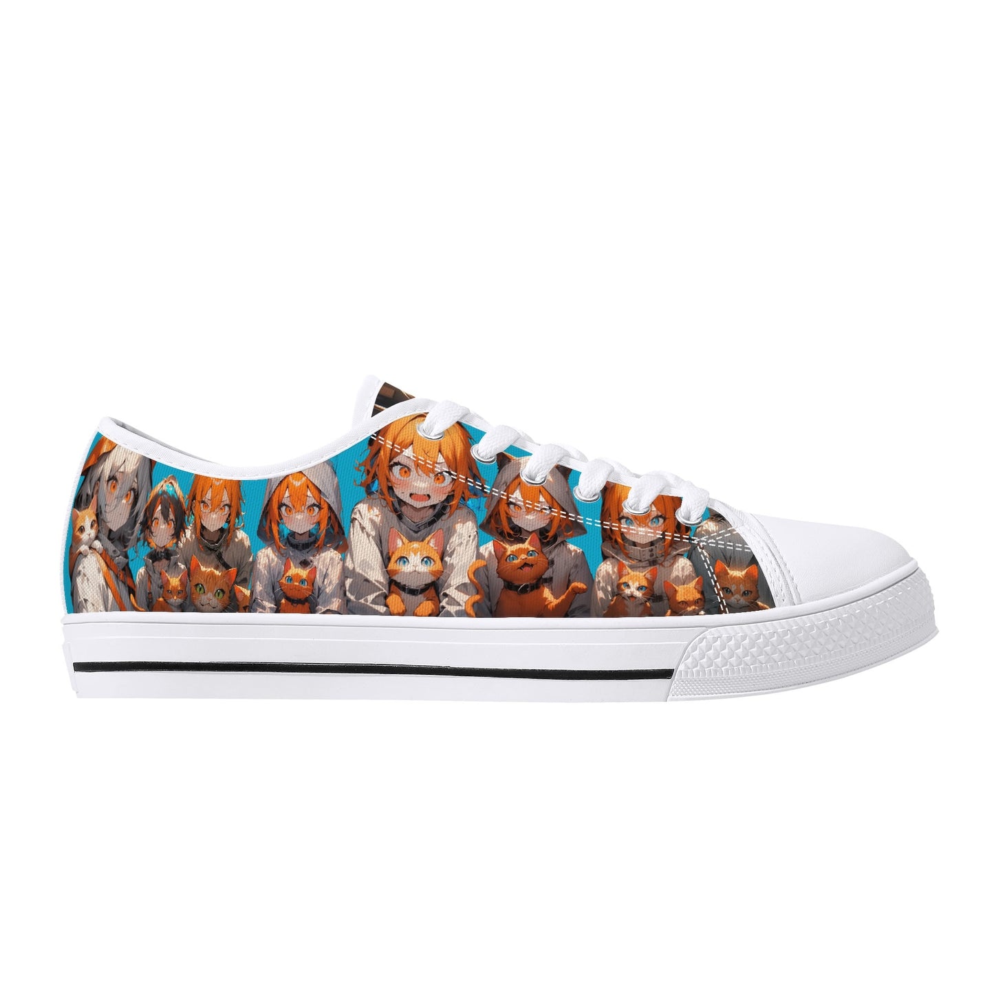 Stand out with the Crazy Cat Lady Mens Low Top available at Hey Nugget. Grab yours today!