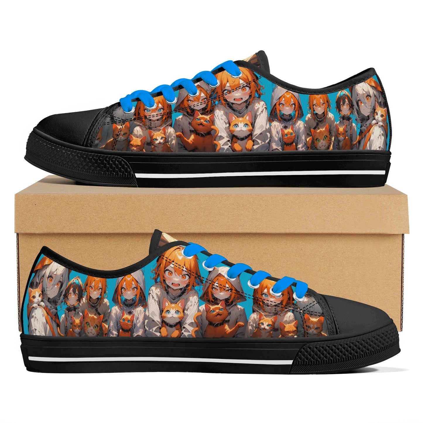 Stand out with the Crazy Cat Lady Mens Low Top available at Hey Nugget. Grab yours today!