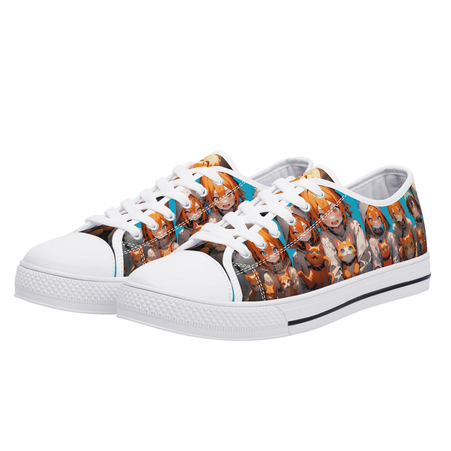 Stand out with the Crazy Cat Lady Mens Low Top available at Hey Nugget. Grab yours today!