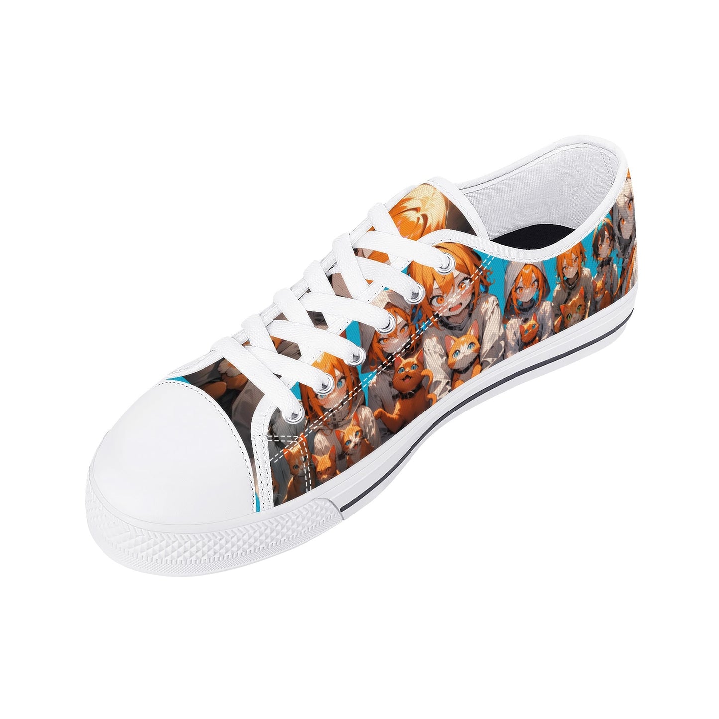 Stand out with the Crazy Cat Lady Mens Low Top available at Hey Nugget. Grab yours today!