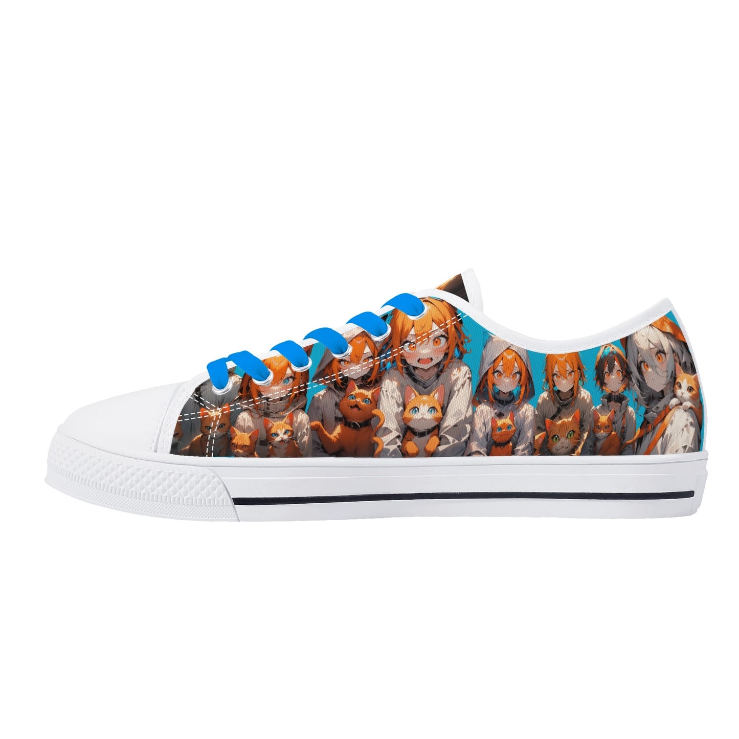 Stand out with the Crazy Cat Lady Womens Low Top available at Hey Nugget. Grab yours today!